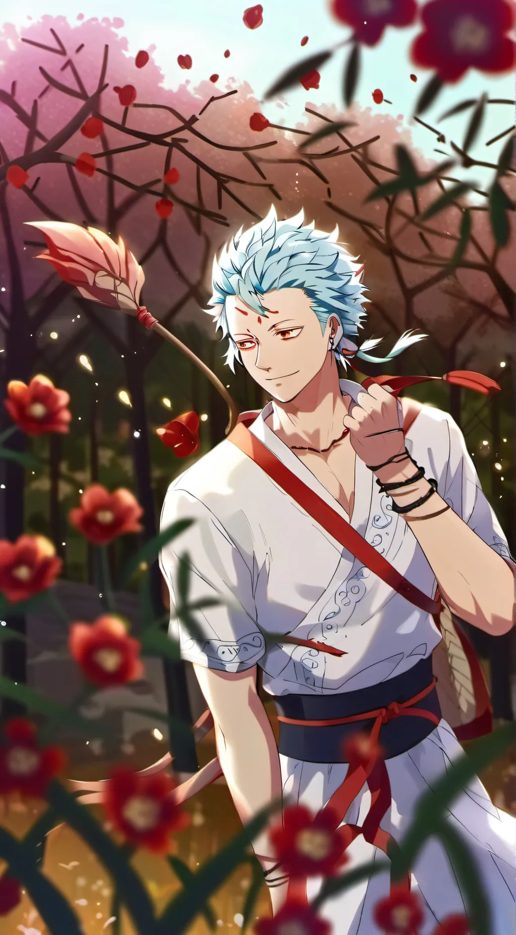 ai character: zoro x sanji  background