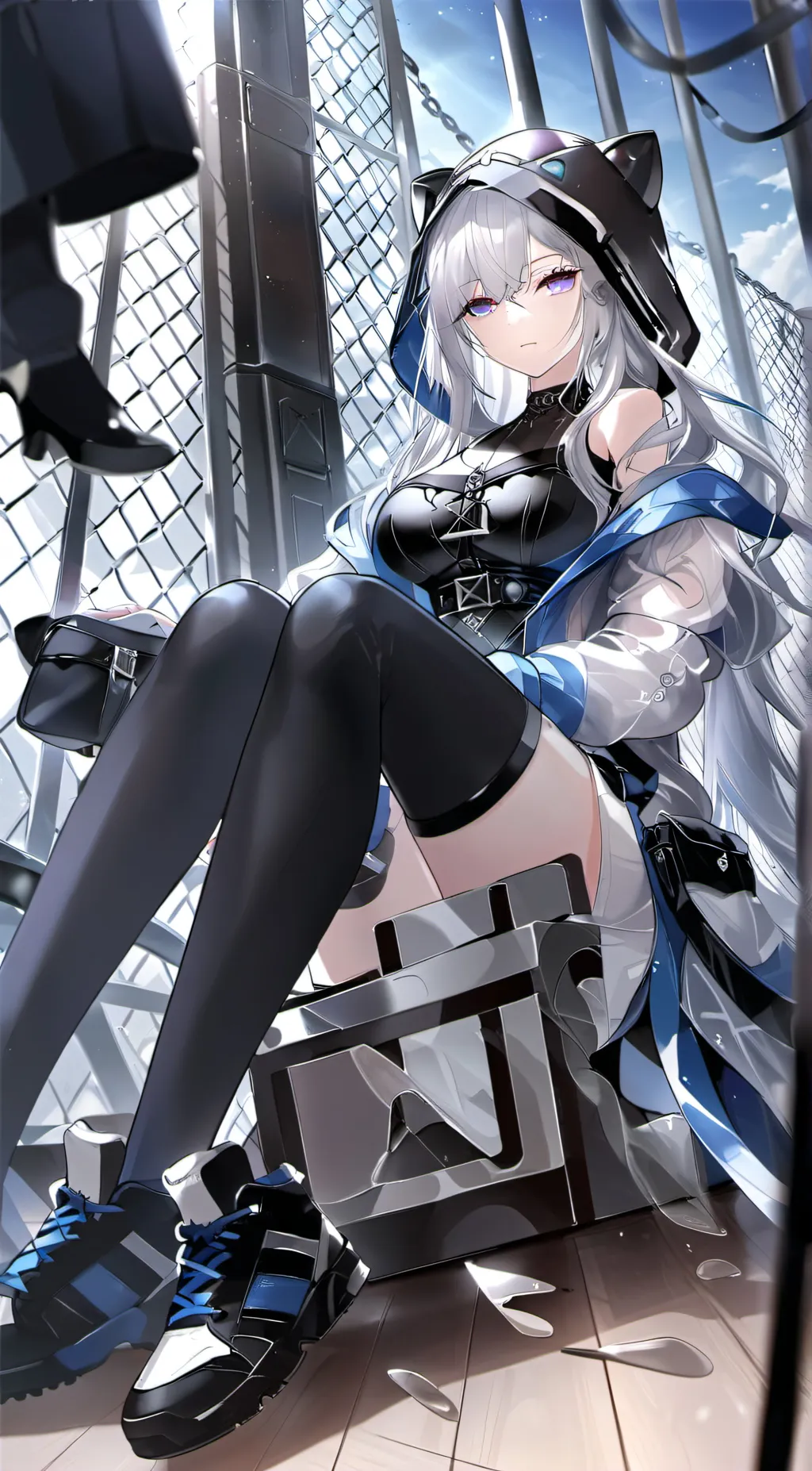 ai character: Female prison!~🙀 background