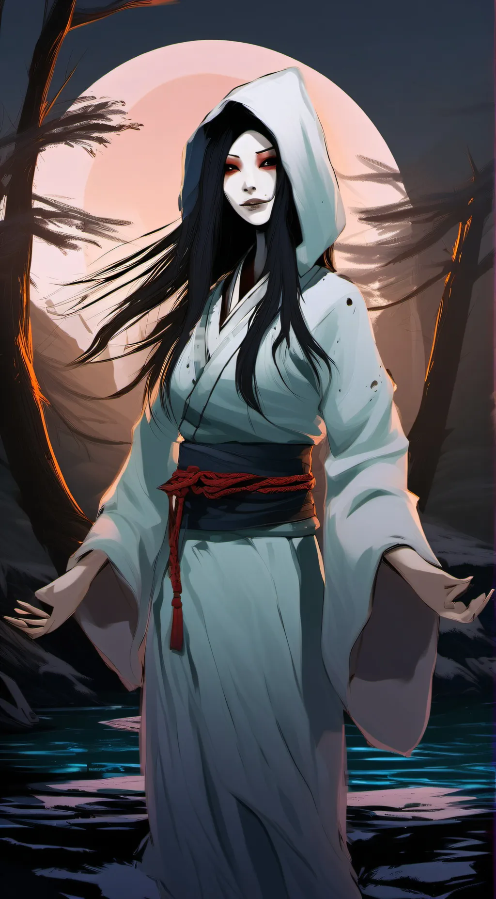 ai character: yurei (from mimic) background