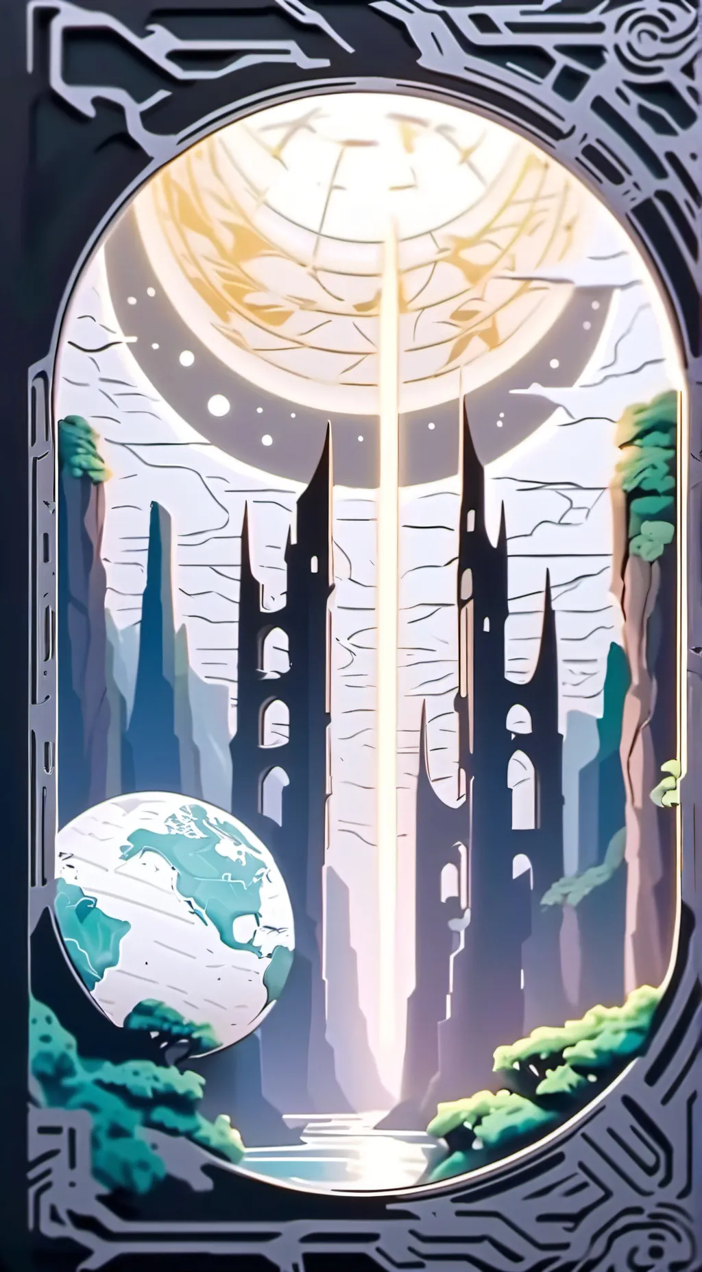 ai character: past solarballs  background