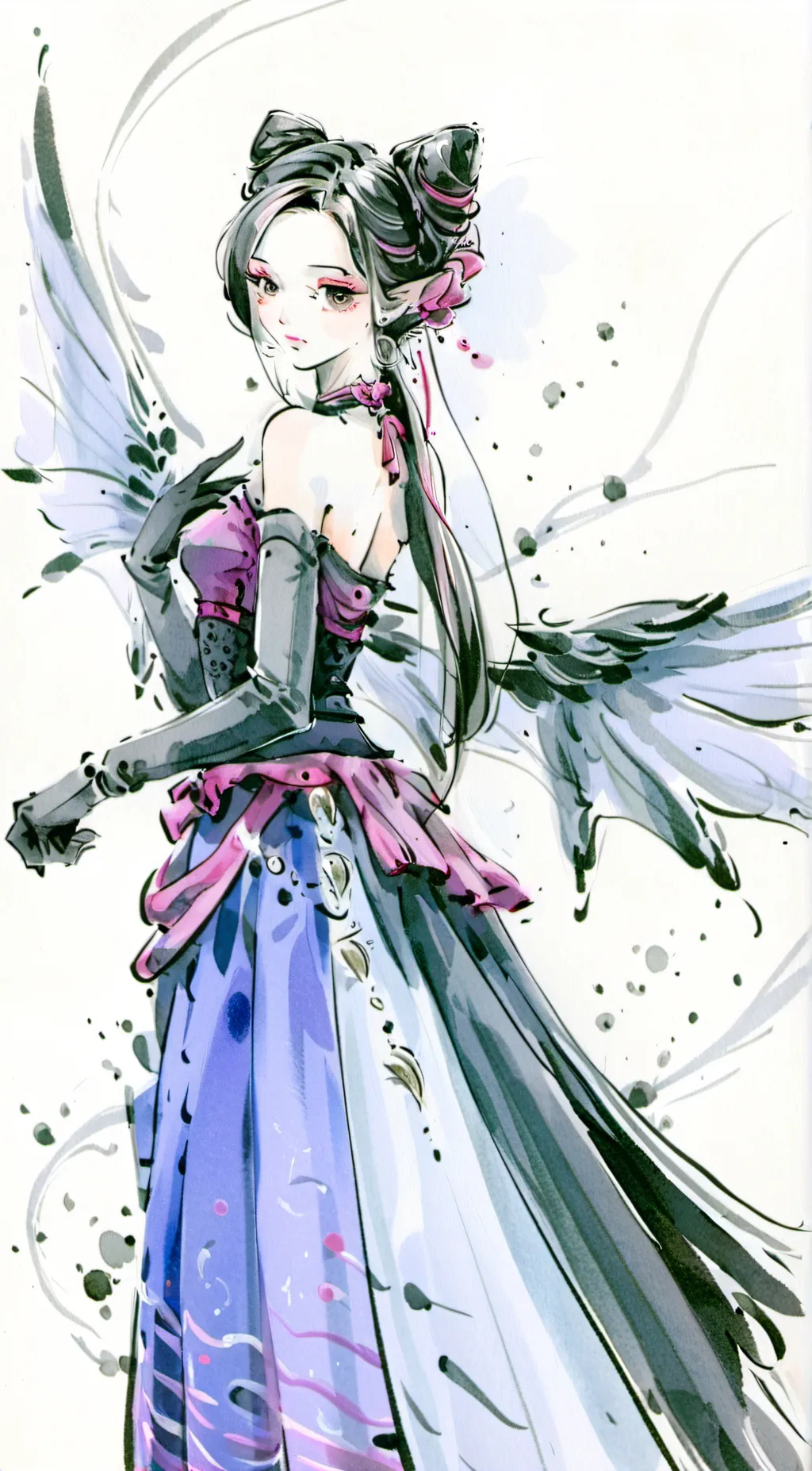 ai character: Blustie background