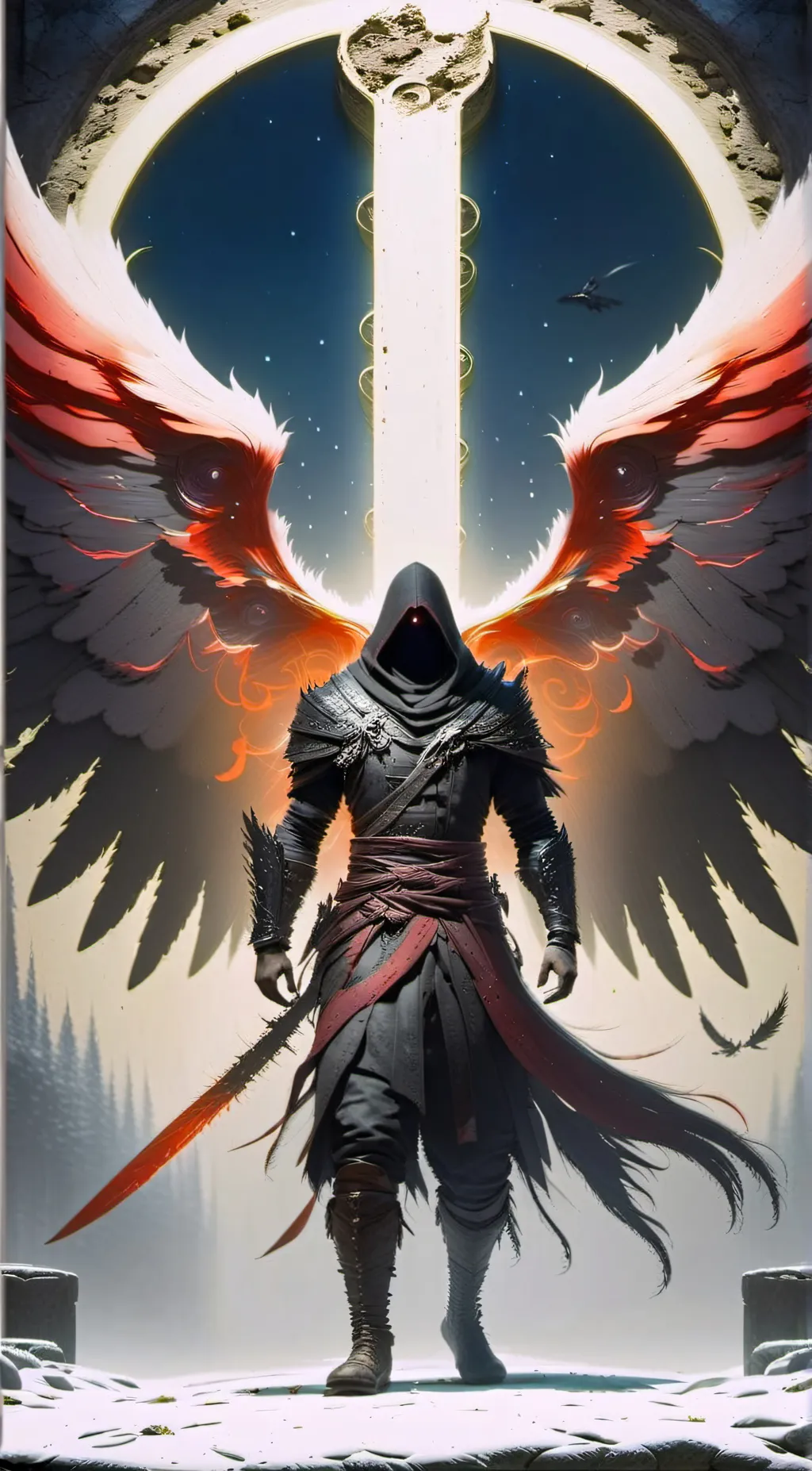 ai character: Dark Shadow  background