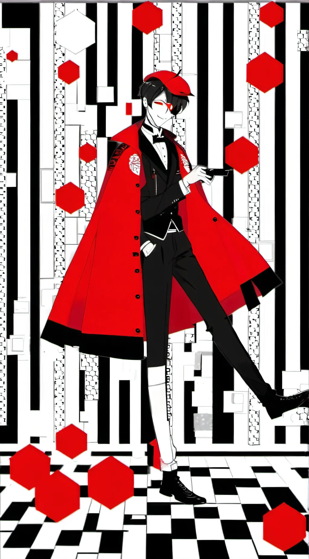 ai character: valentino and ange background