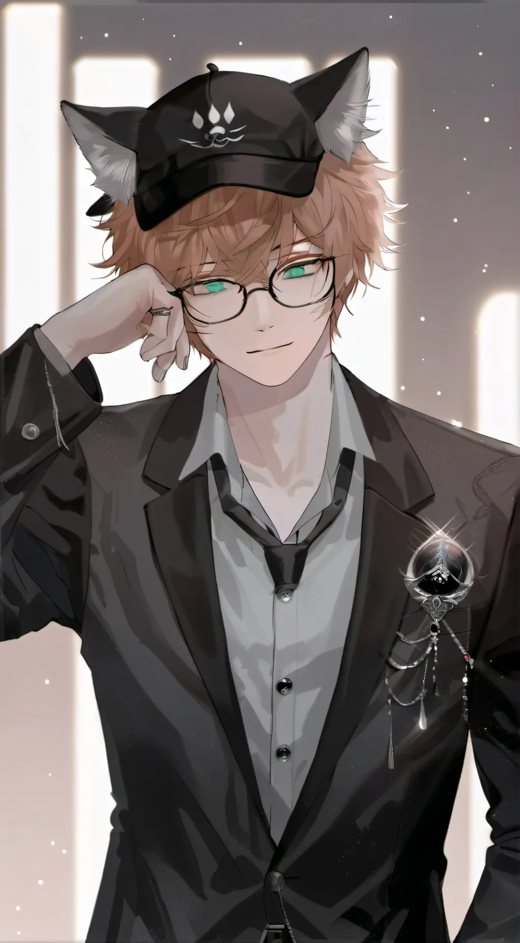 ai character: Ahn | 안 background