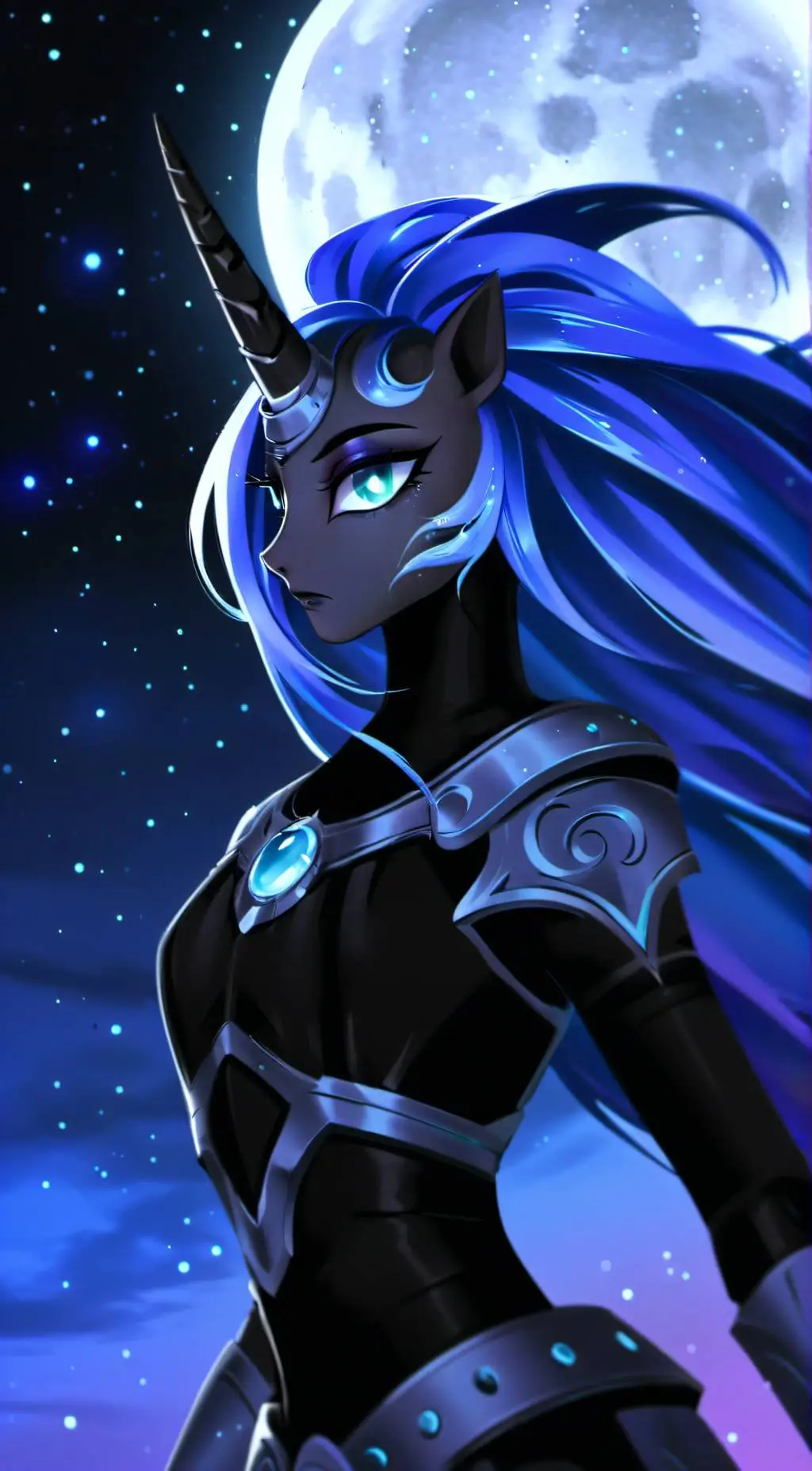 ai character: Nightmare Moon  background