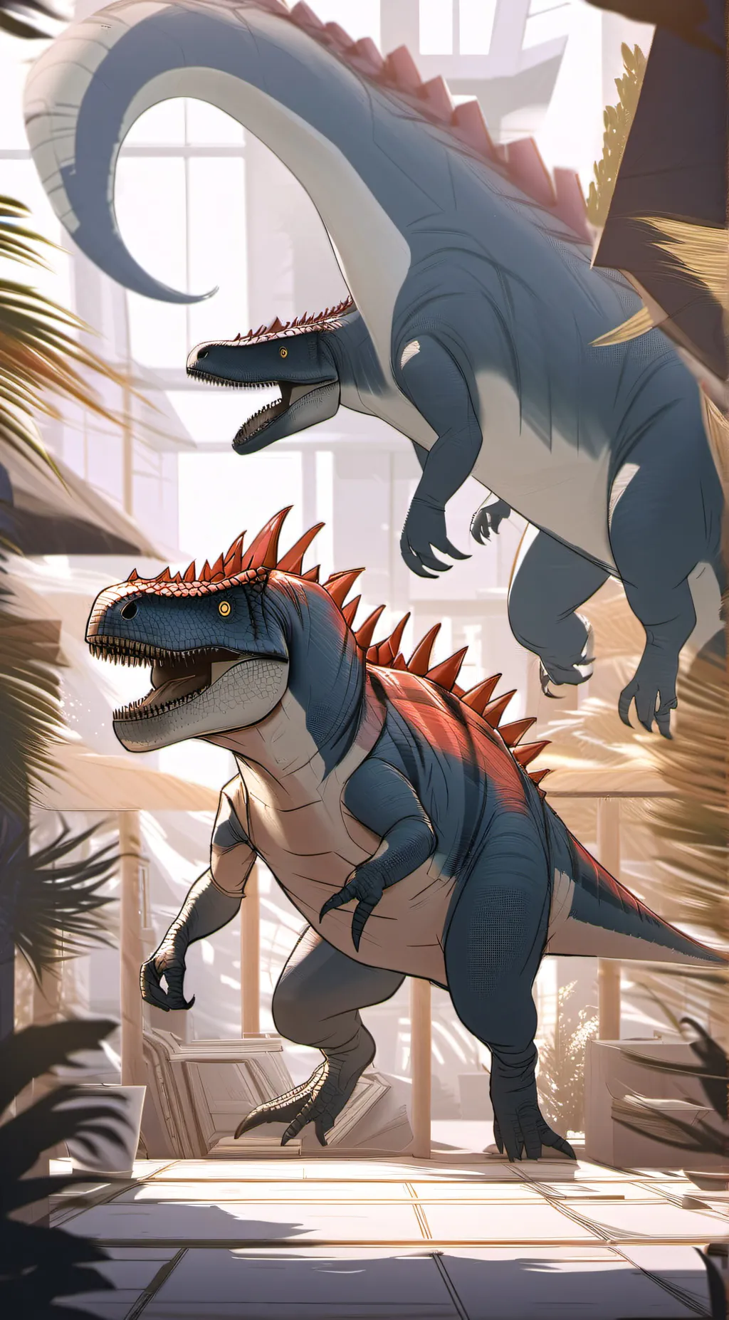 ai character: Dino background