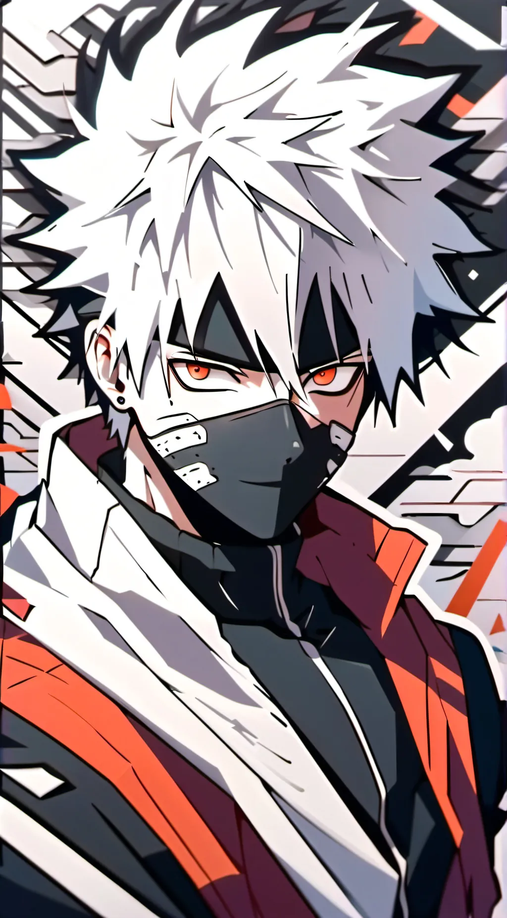 ai character: Kakashi and Athena background