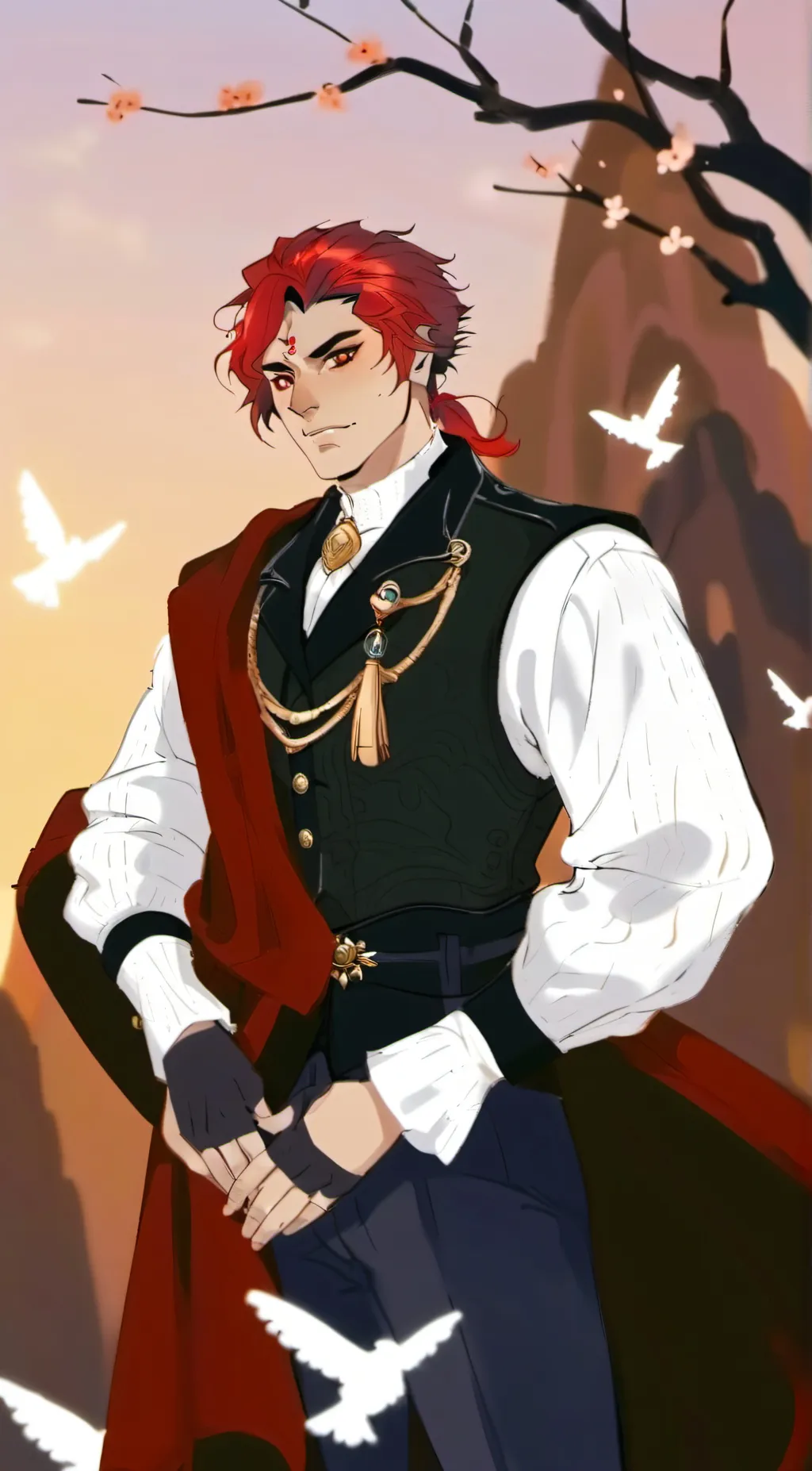 ai character: redson background