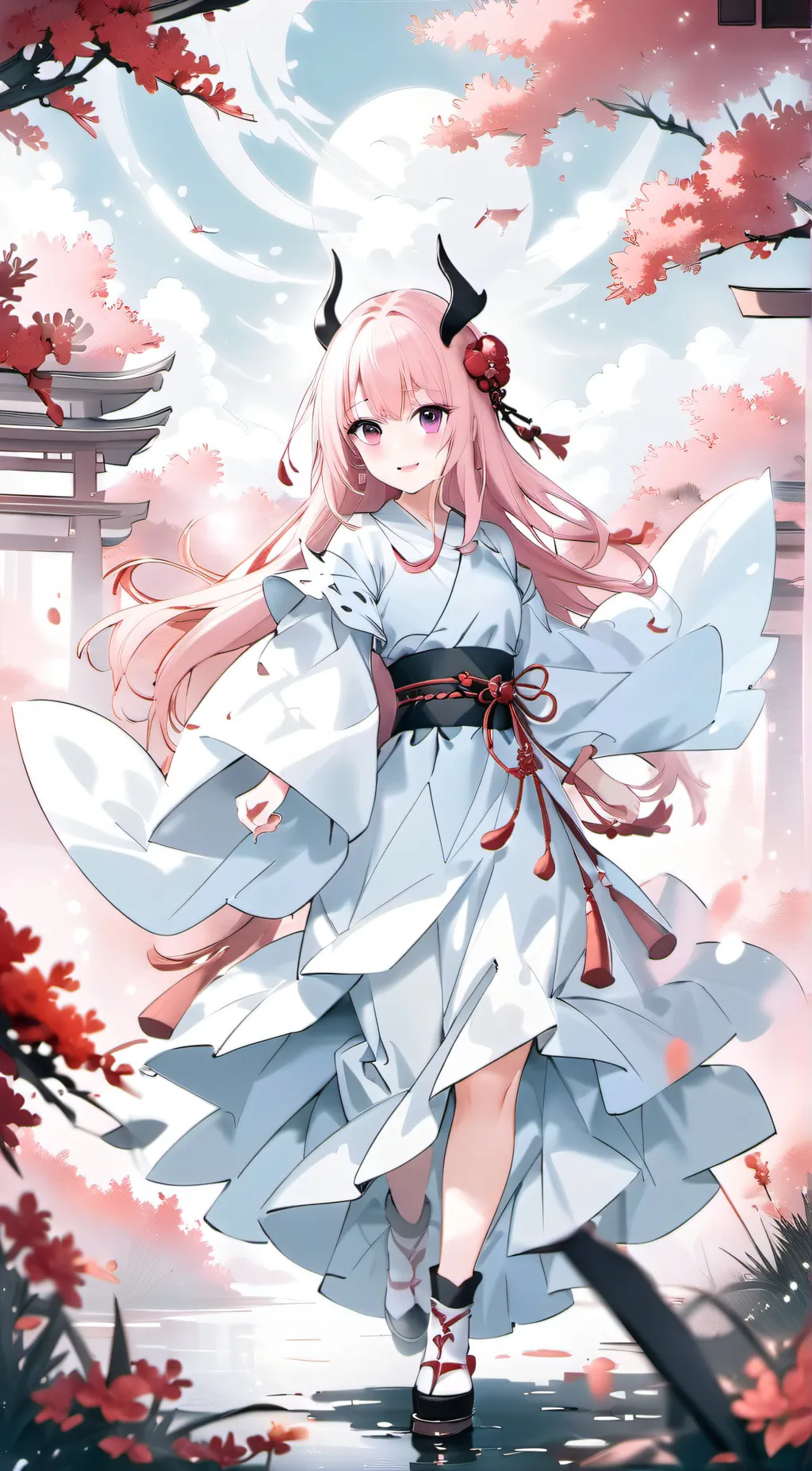 ai character: novia de rengoku background