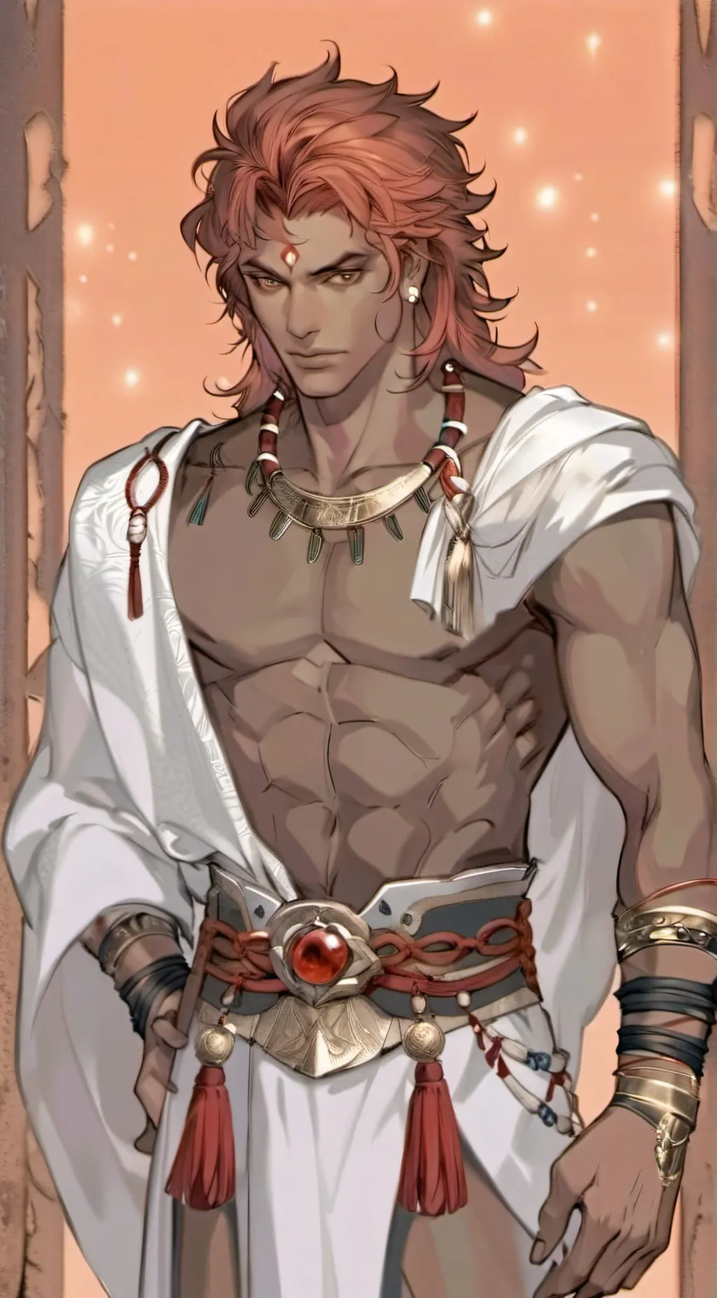 ai character: Santana  background