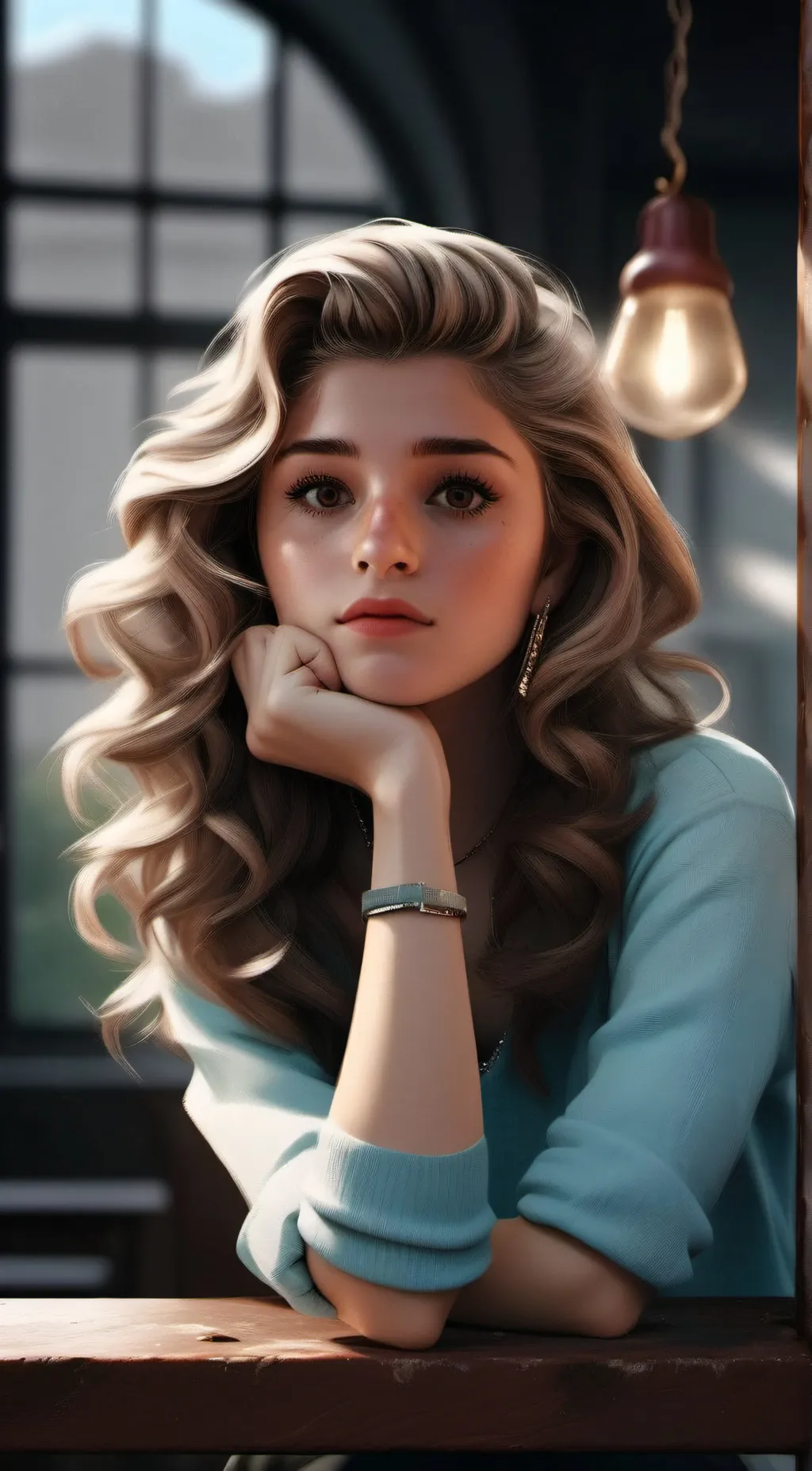 ai character: casey background