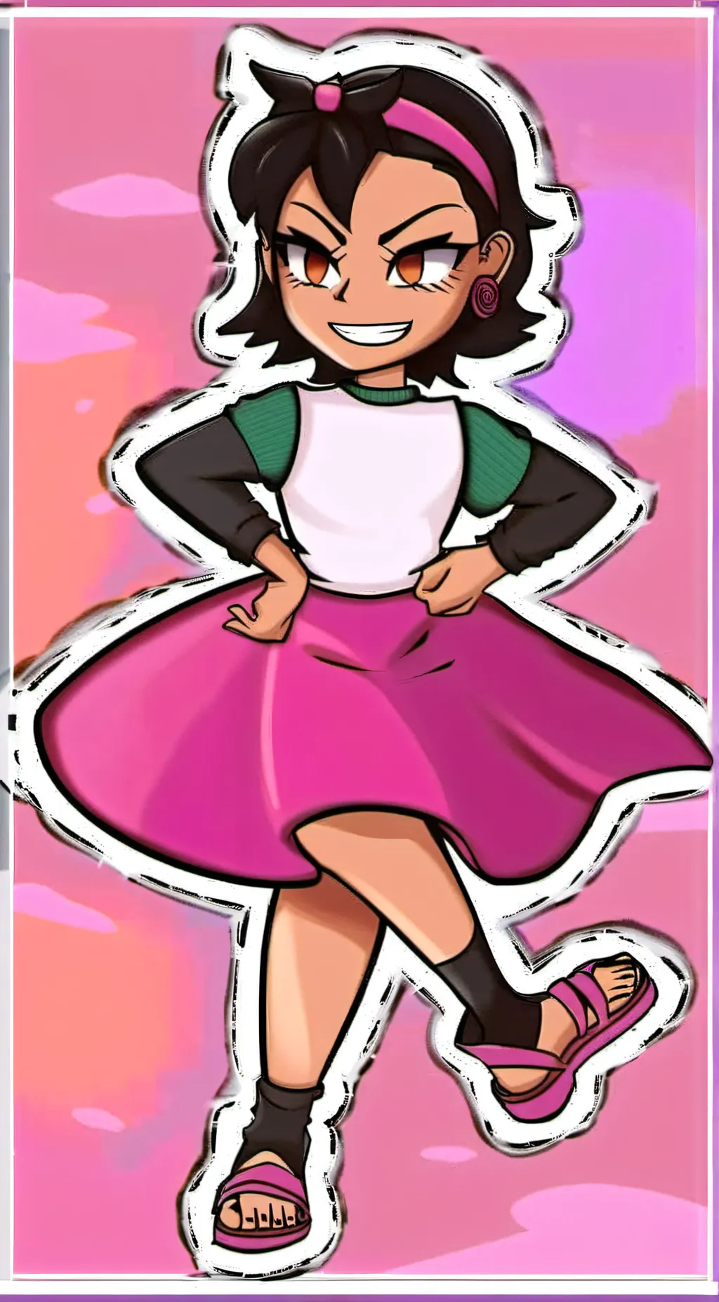 ai character: nene fnf background