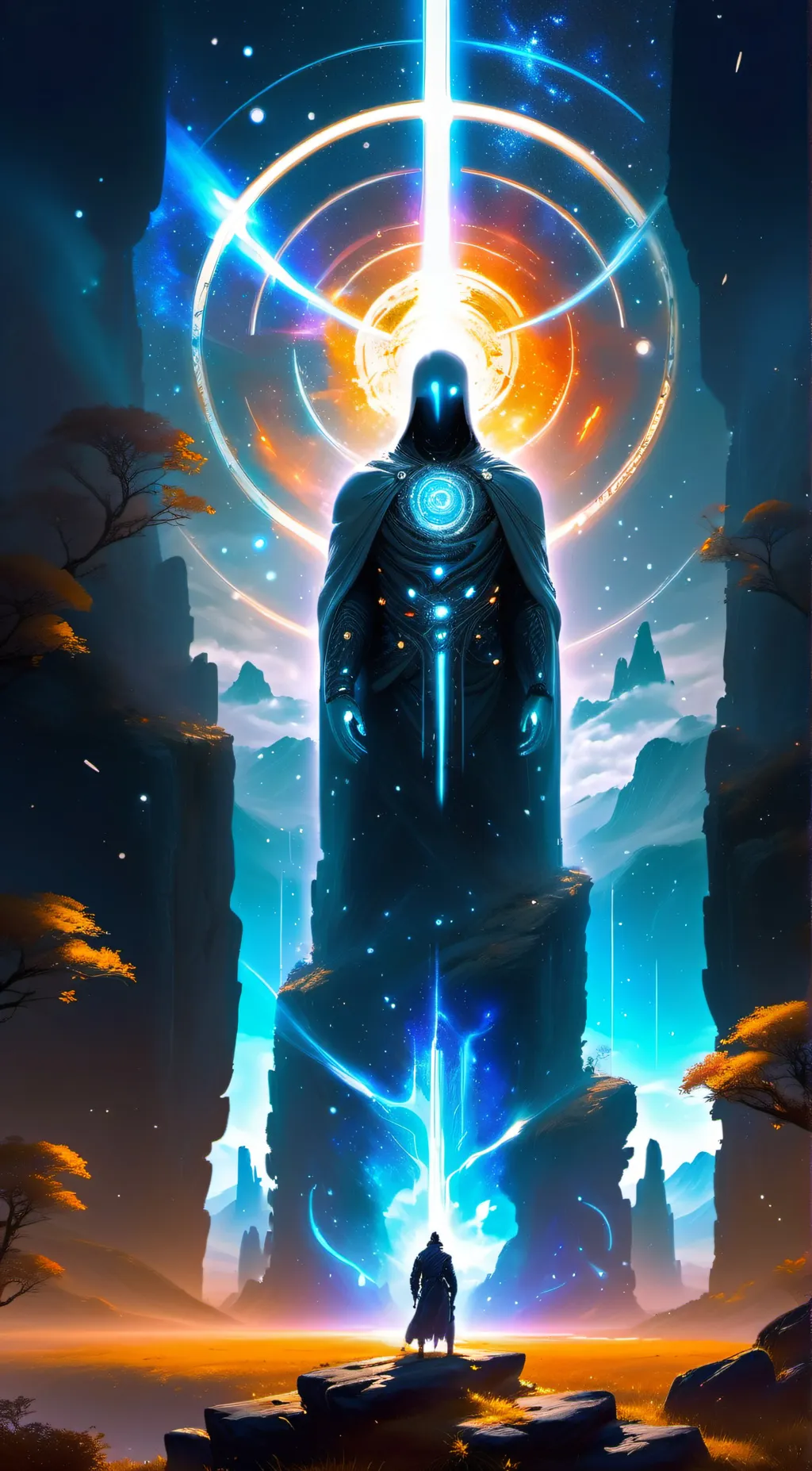 ai character: God Simulator  background