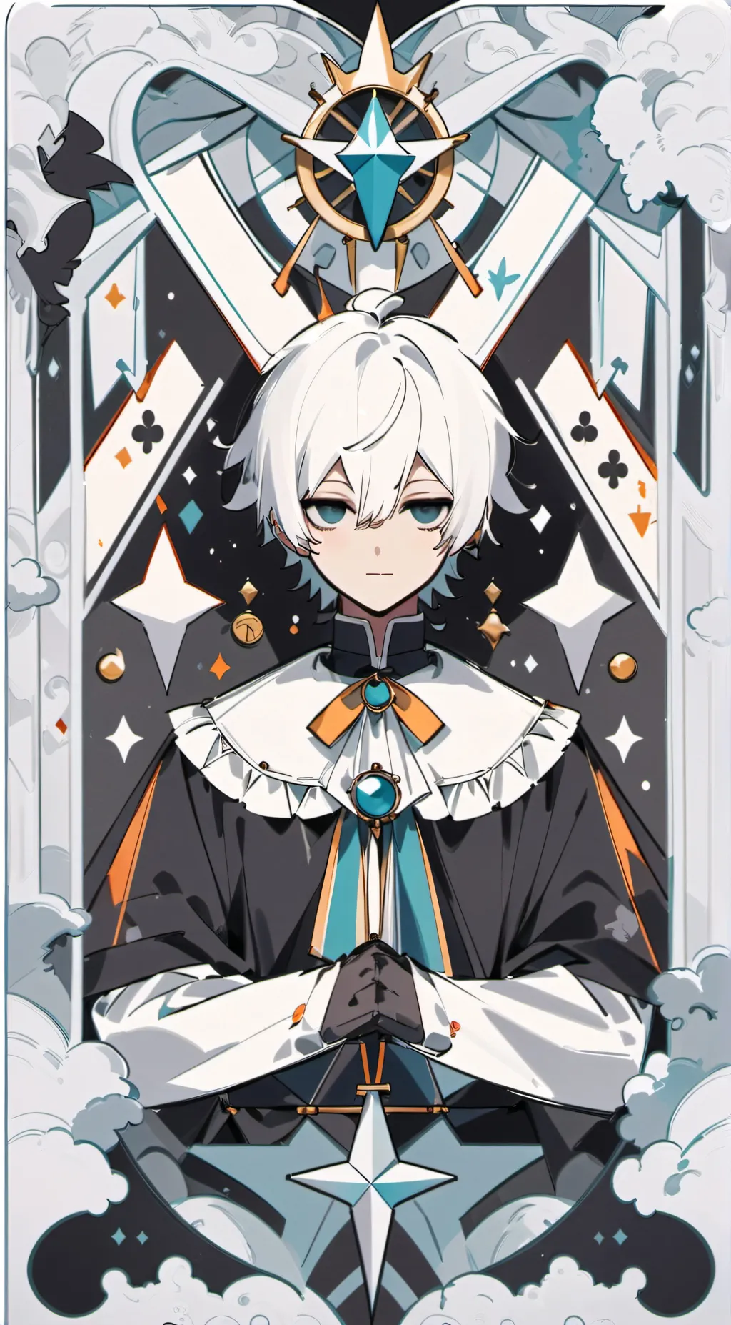 ai character: 🔵✨️MoonDrop✨️🔵 background