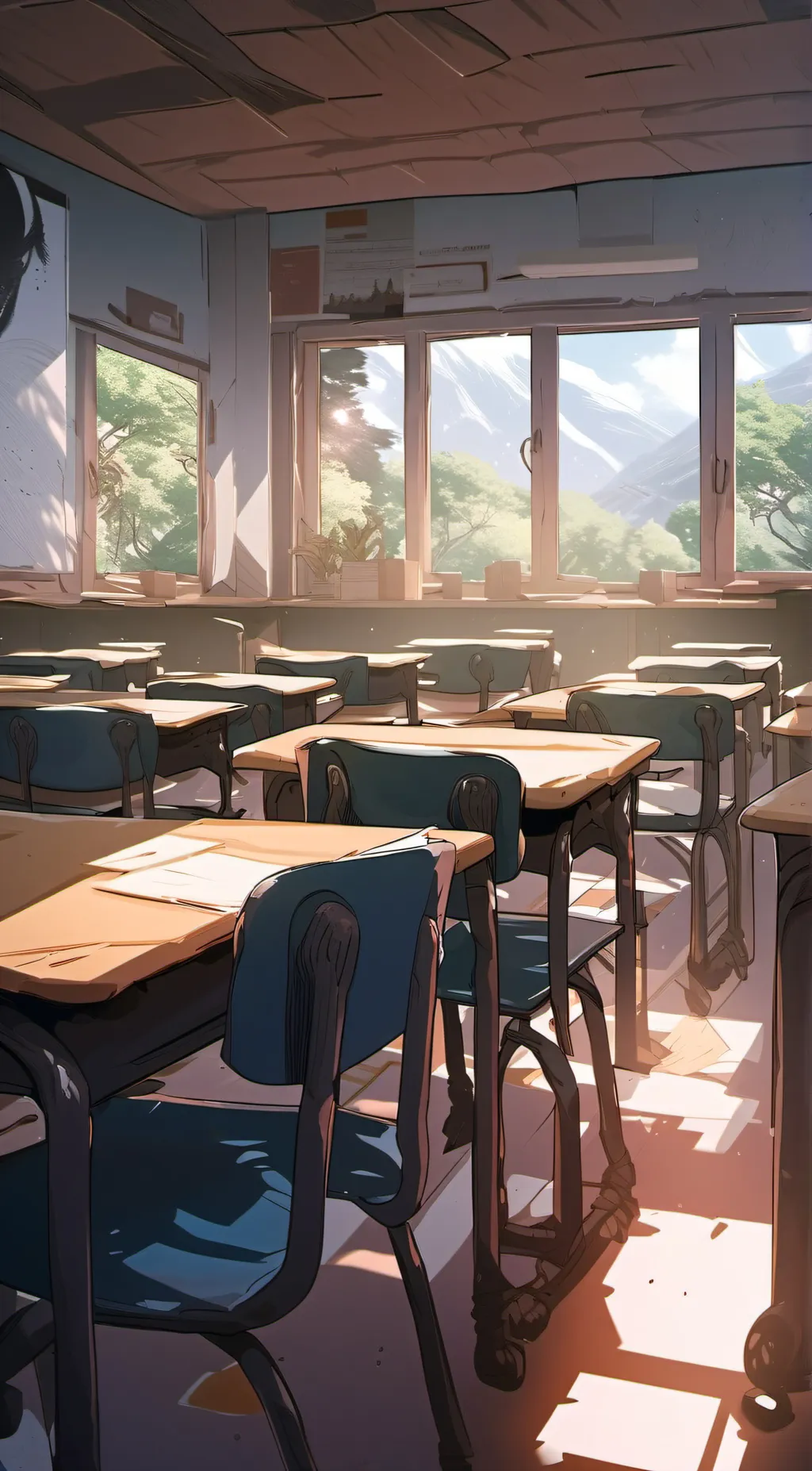 ai character: Mha prank deku background