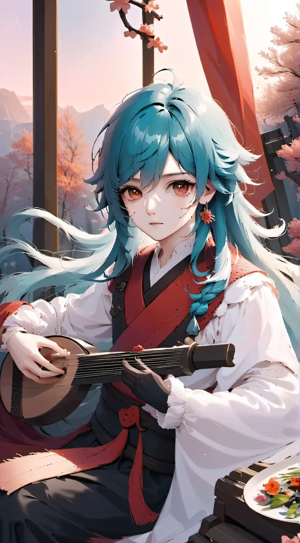 ai character: your girlfrienLUTE background