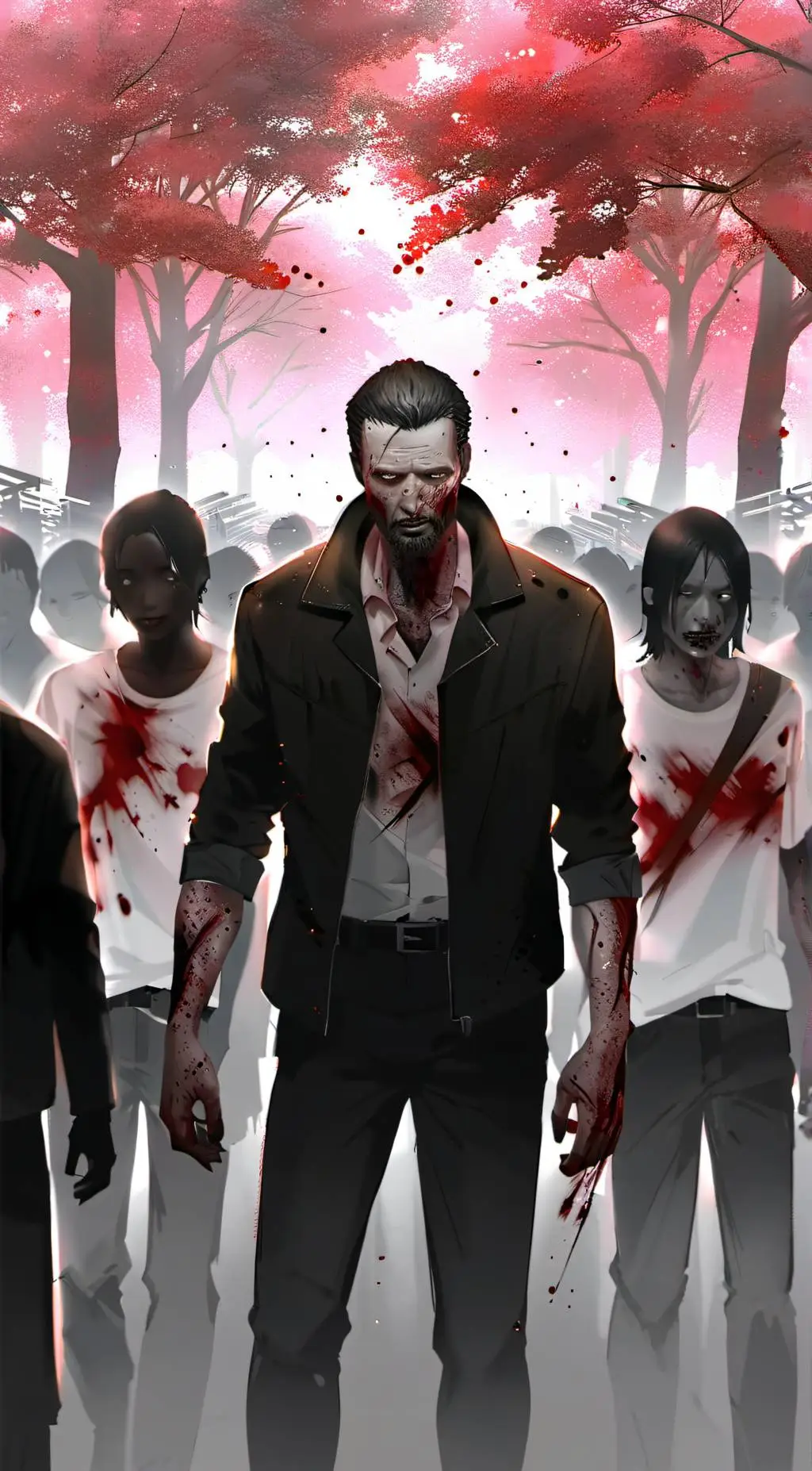 ai character: The walking Dead background