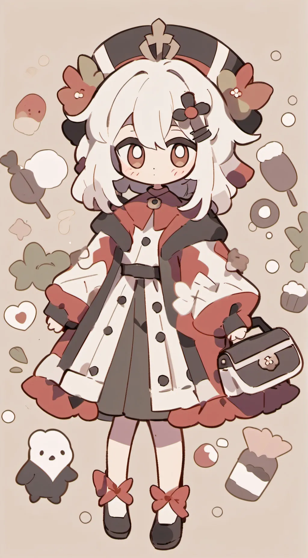 ai character: ∆=✓ background