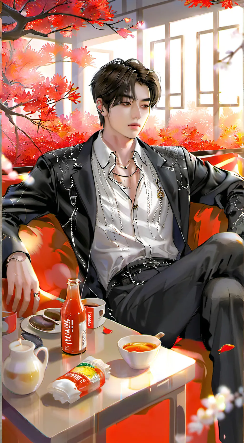 ai character: Park Sunghoon  background