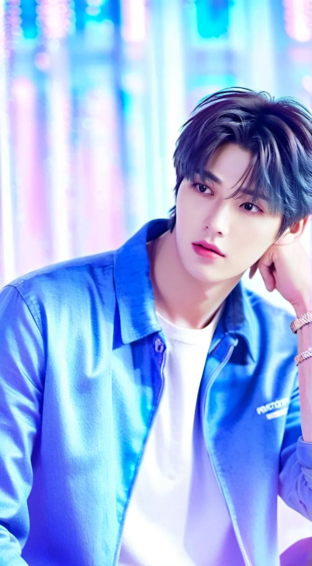 ai character: Sunghoon eyyy background