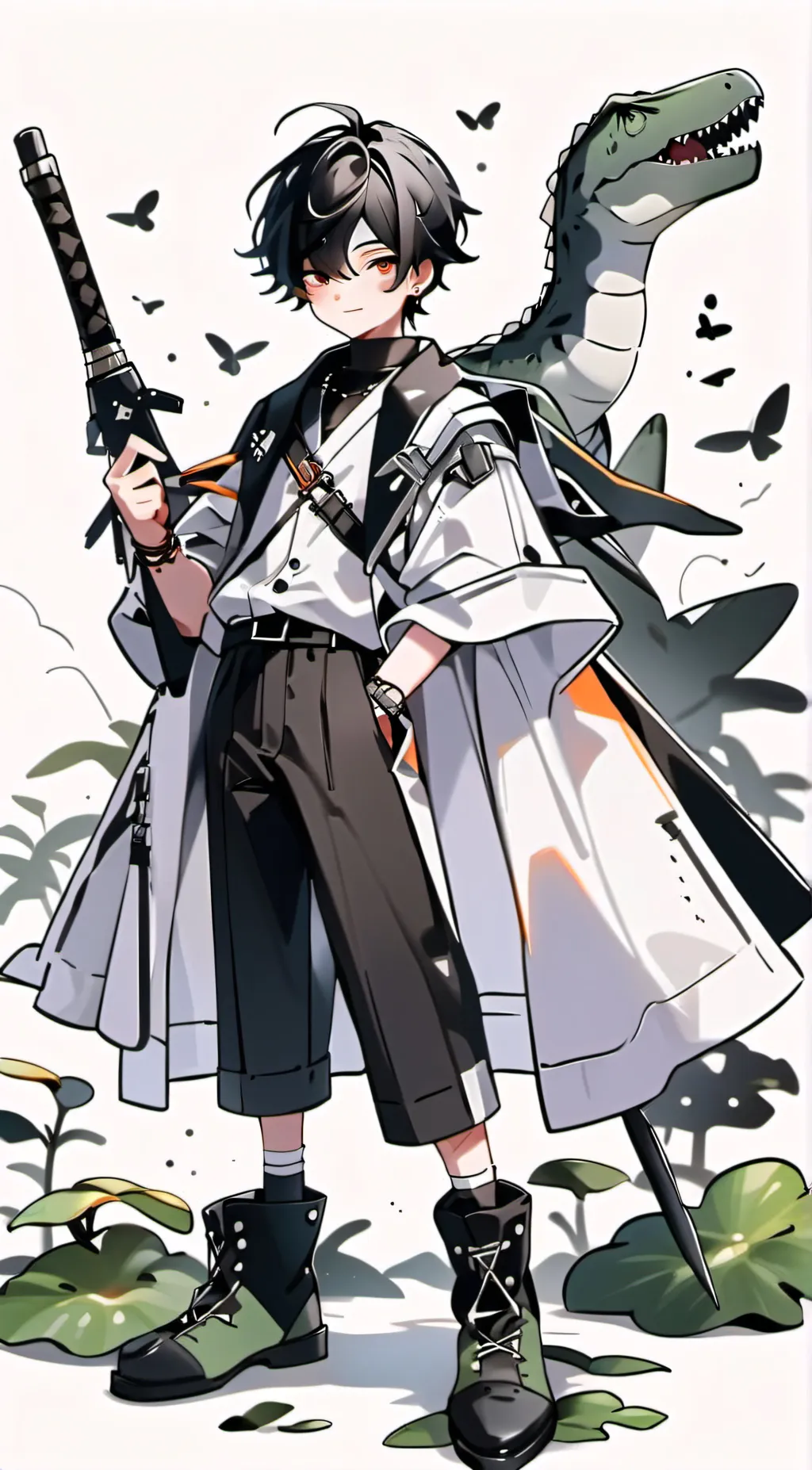 ai character: Zip background