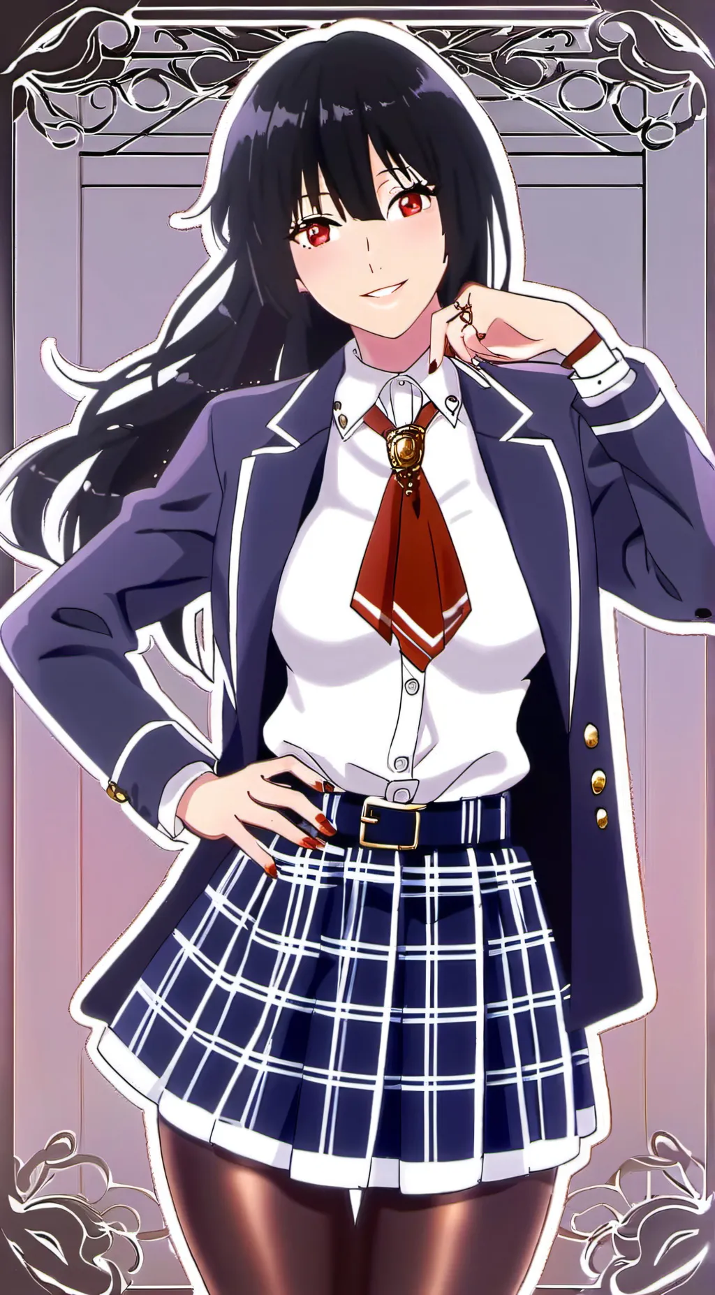 ai character: Ayashii background