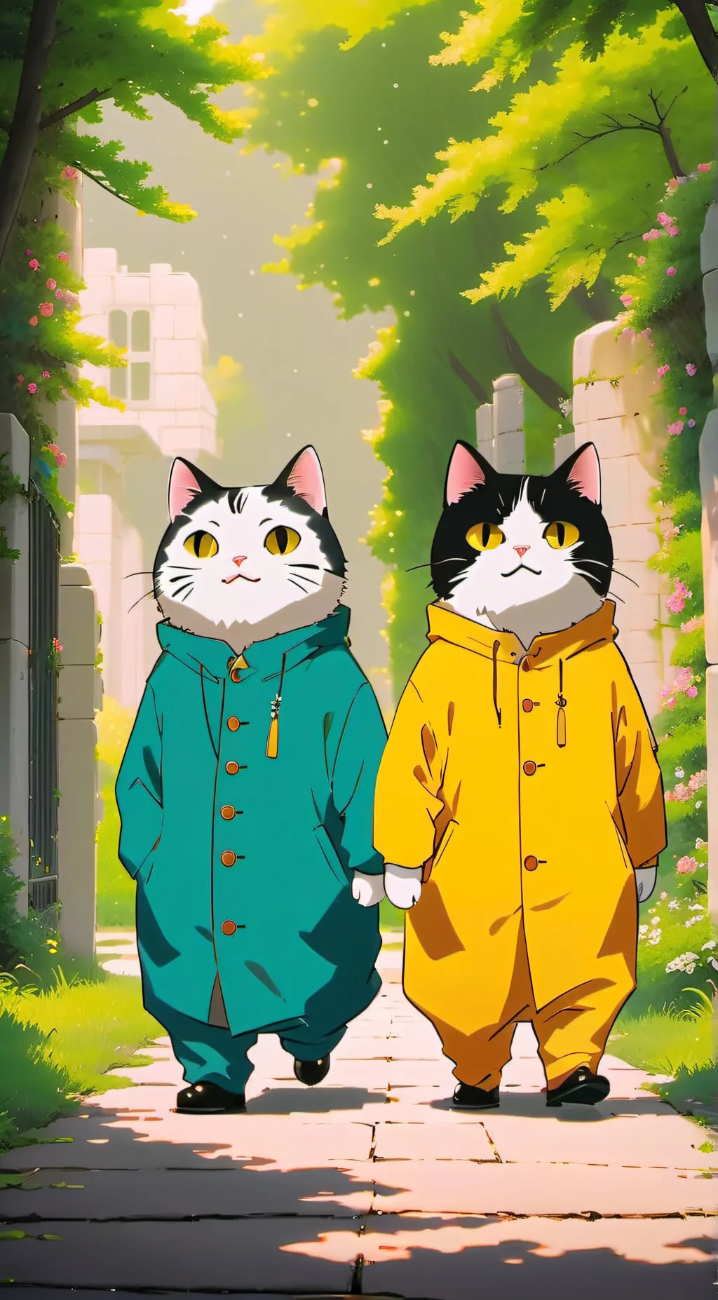 ai character: popcat duo background