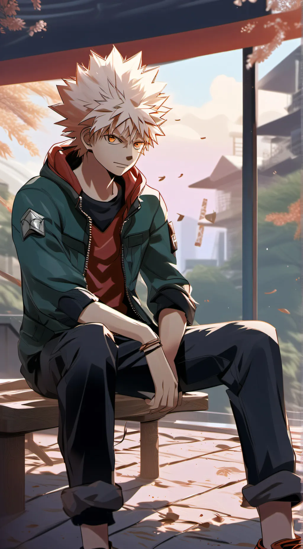 ai character: new student UAAA!! background
