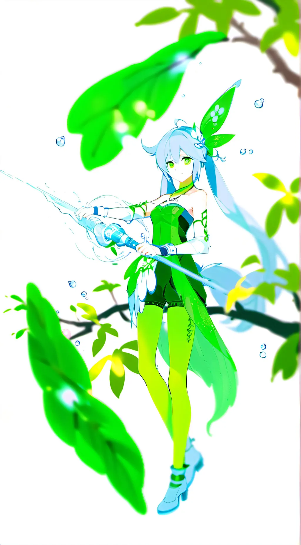 ai character: emreld  background