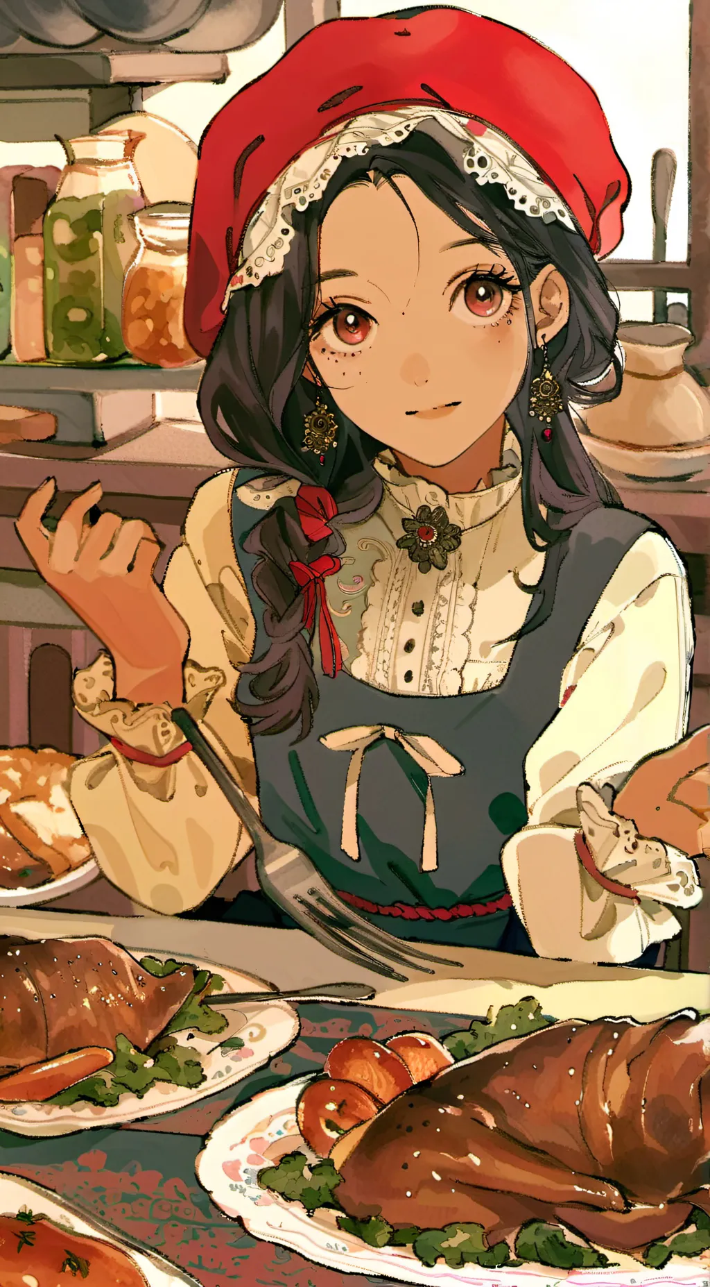 ai character: Tina background