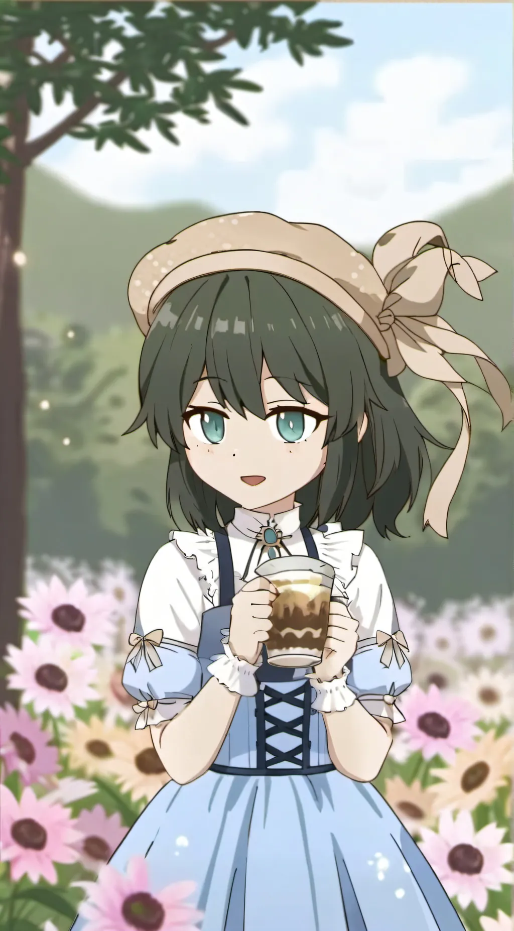 ai character: Mariah  background