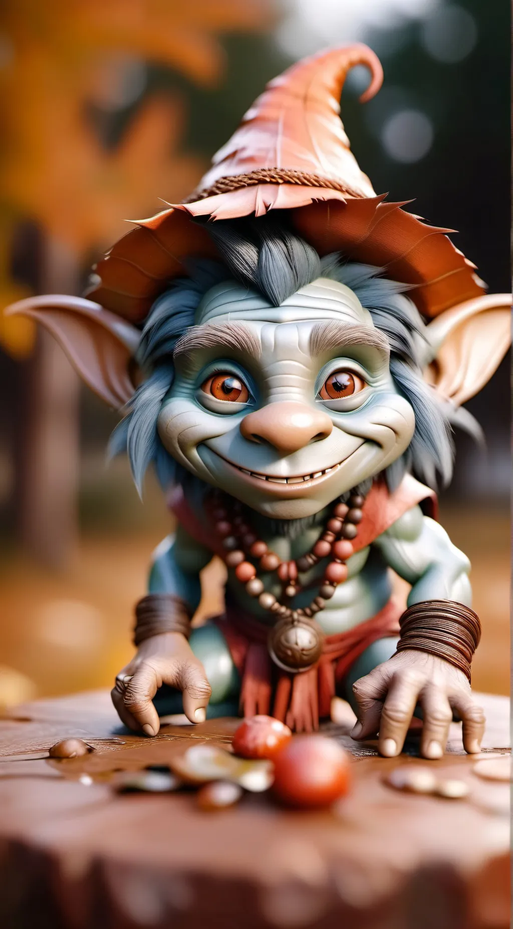 ai character: a Dainty Troll background