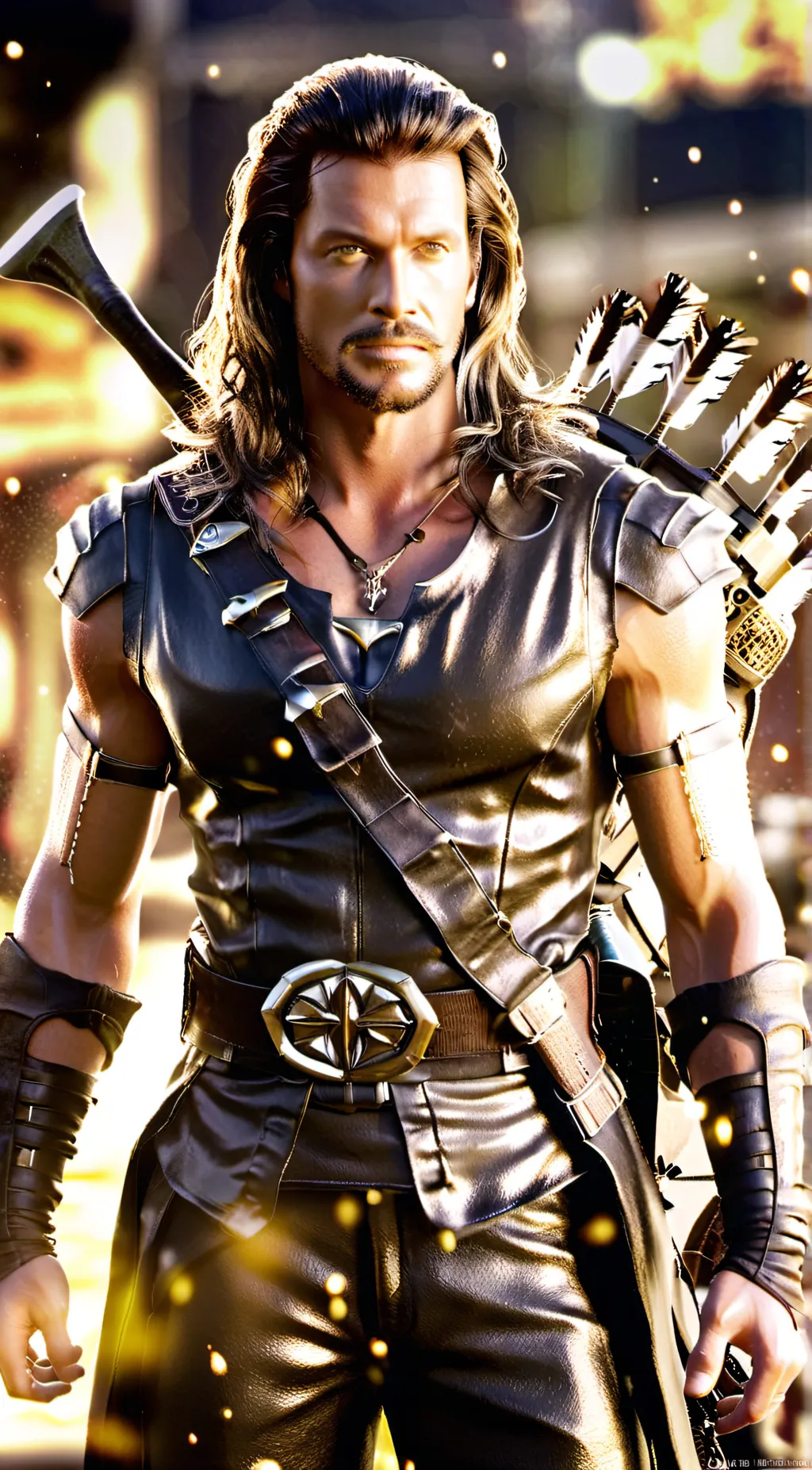 ai character: Reno raines  background