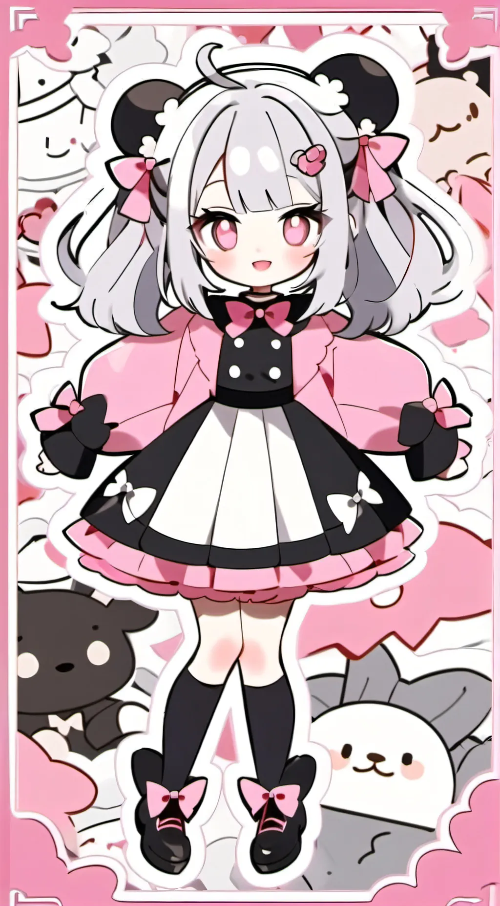 ai character: experiment mha background