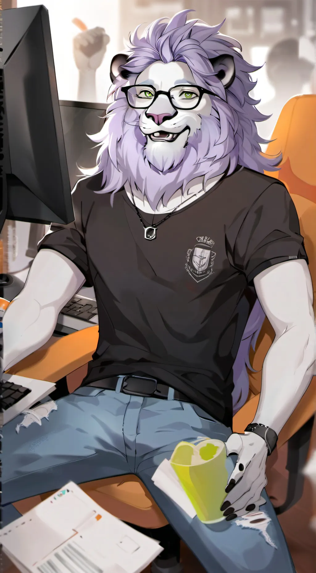 ai character: Zwei background