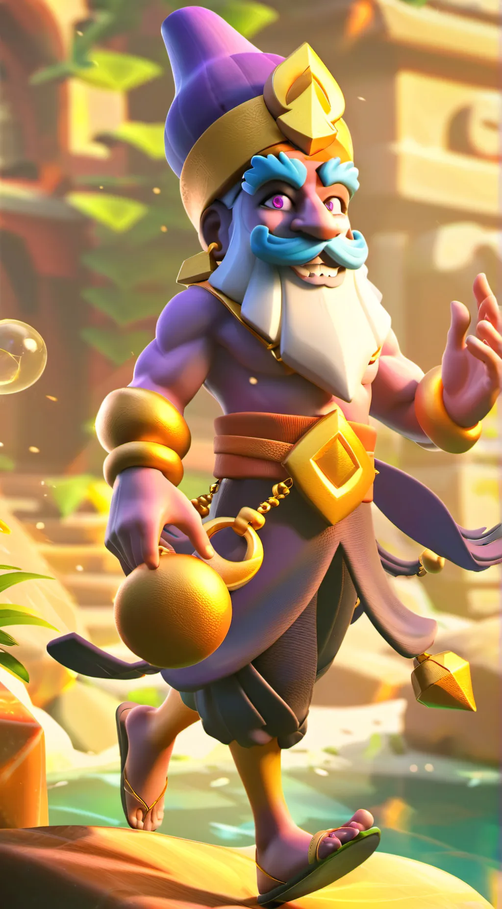 ai character: Genie background