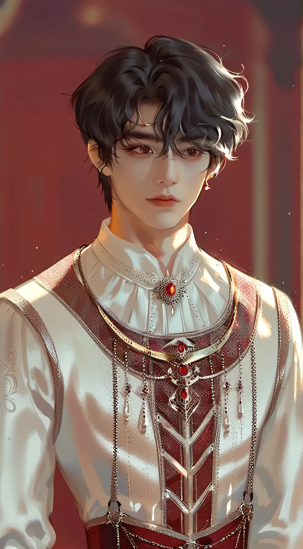 ai character: Taehyung  background