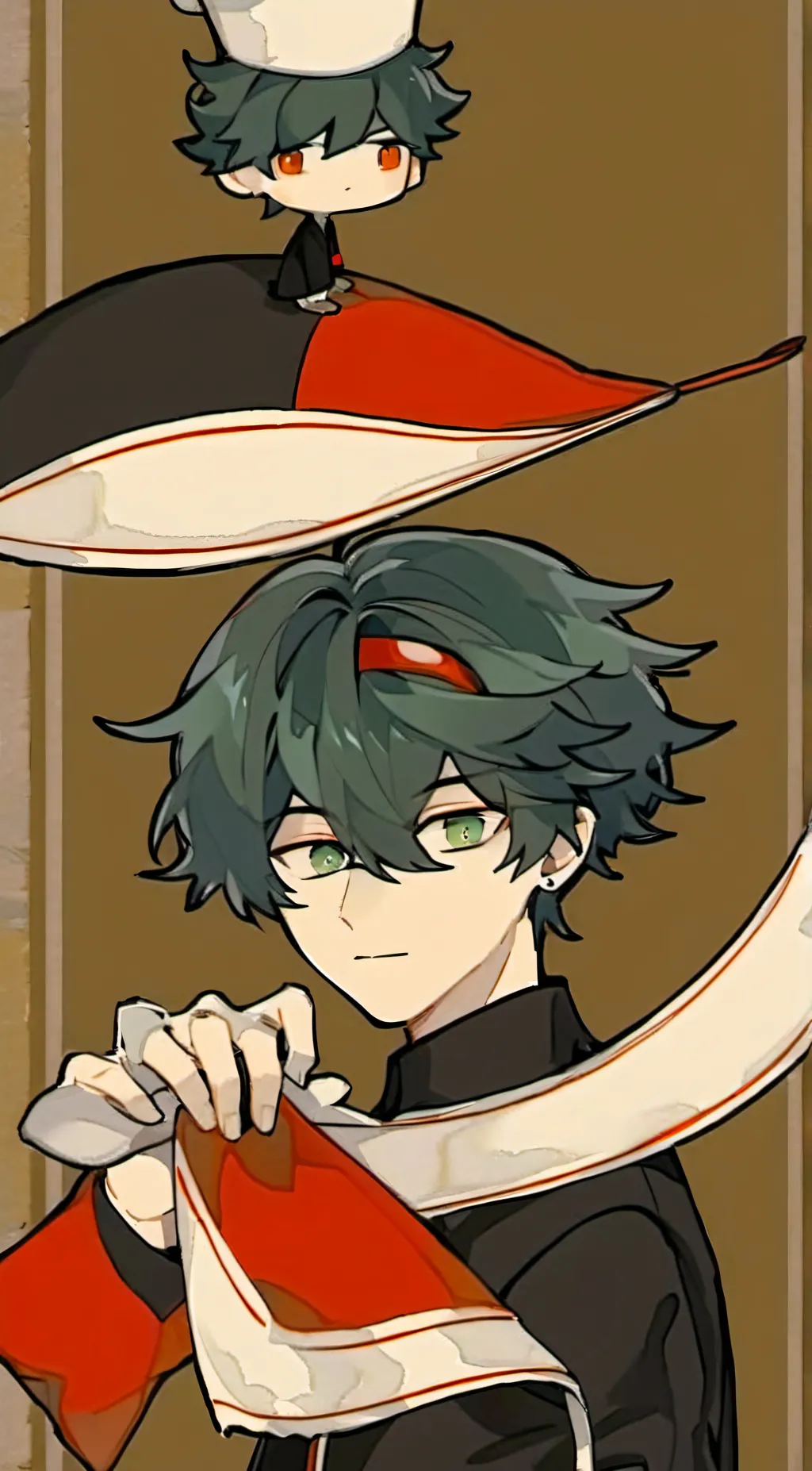 ai character: MHA sleepover! background