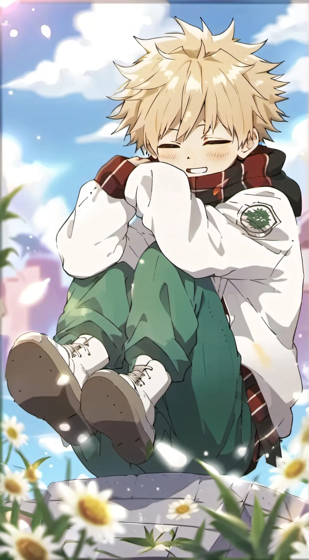ai character: Bakugo is a Kid?! background