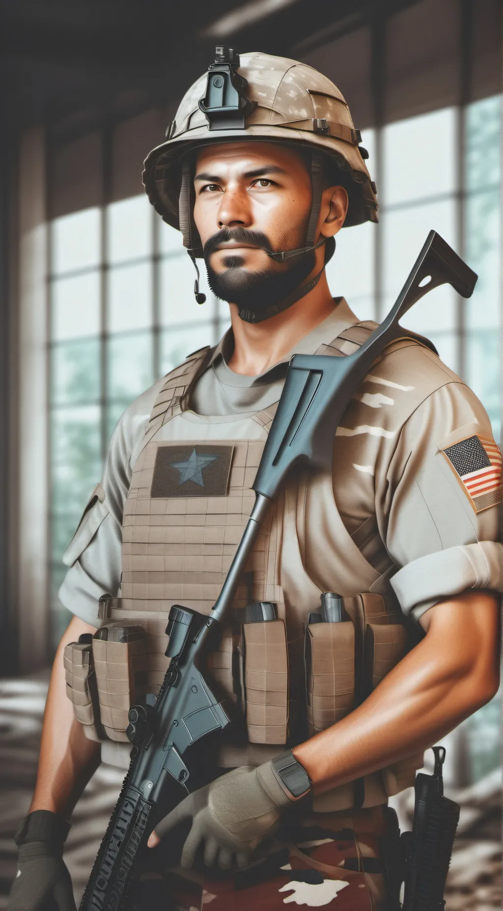 ai character: Sergeant Markass background