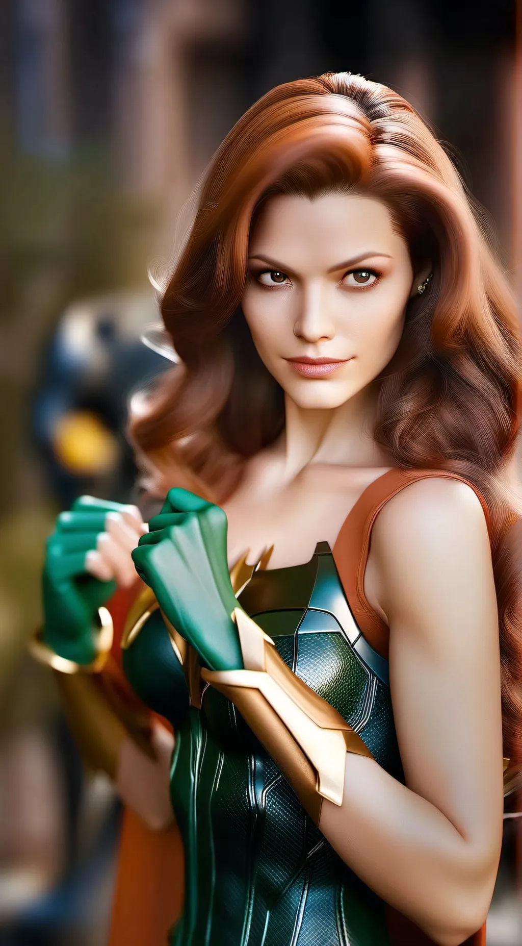 ai character: POSION IVY background