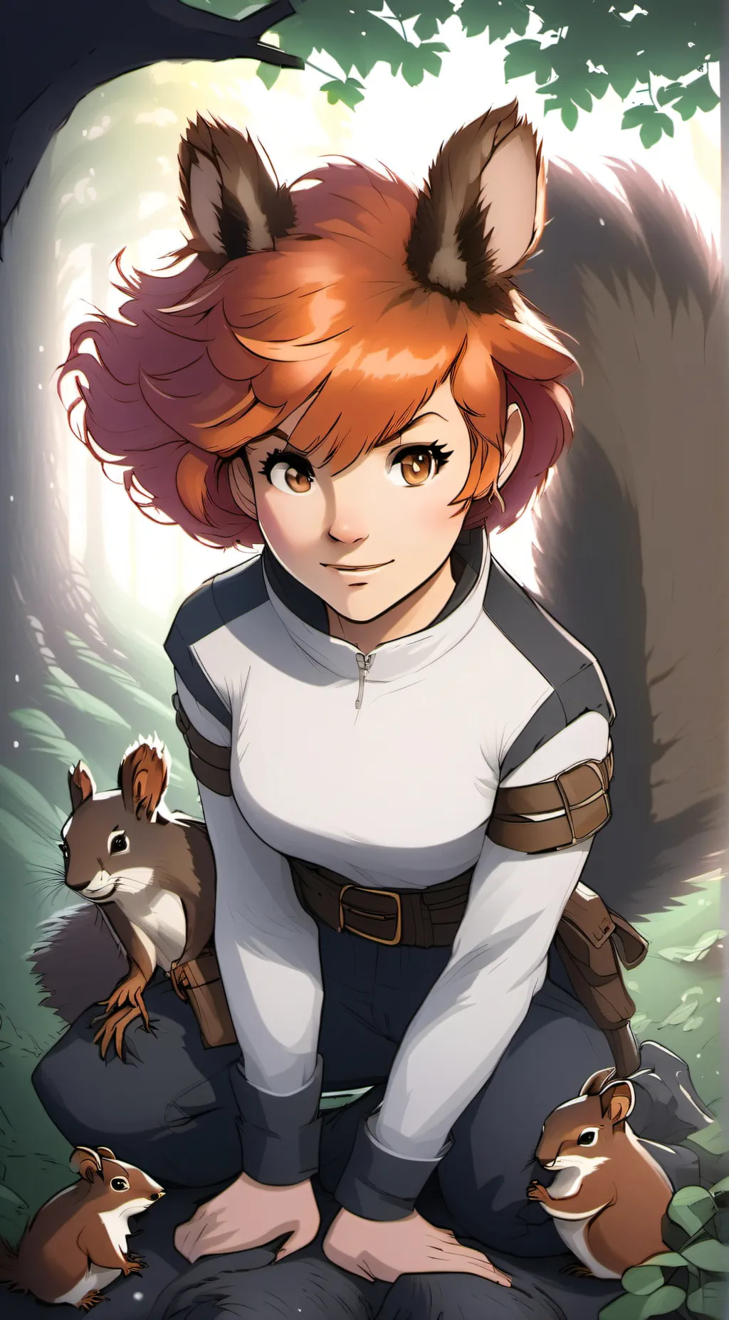 ai character: Squirrel Girl background