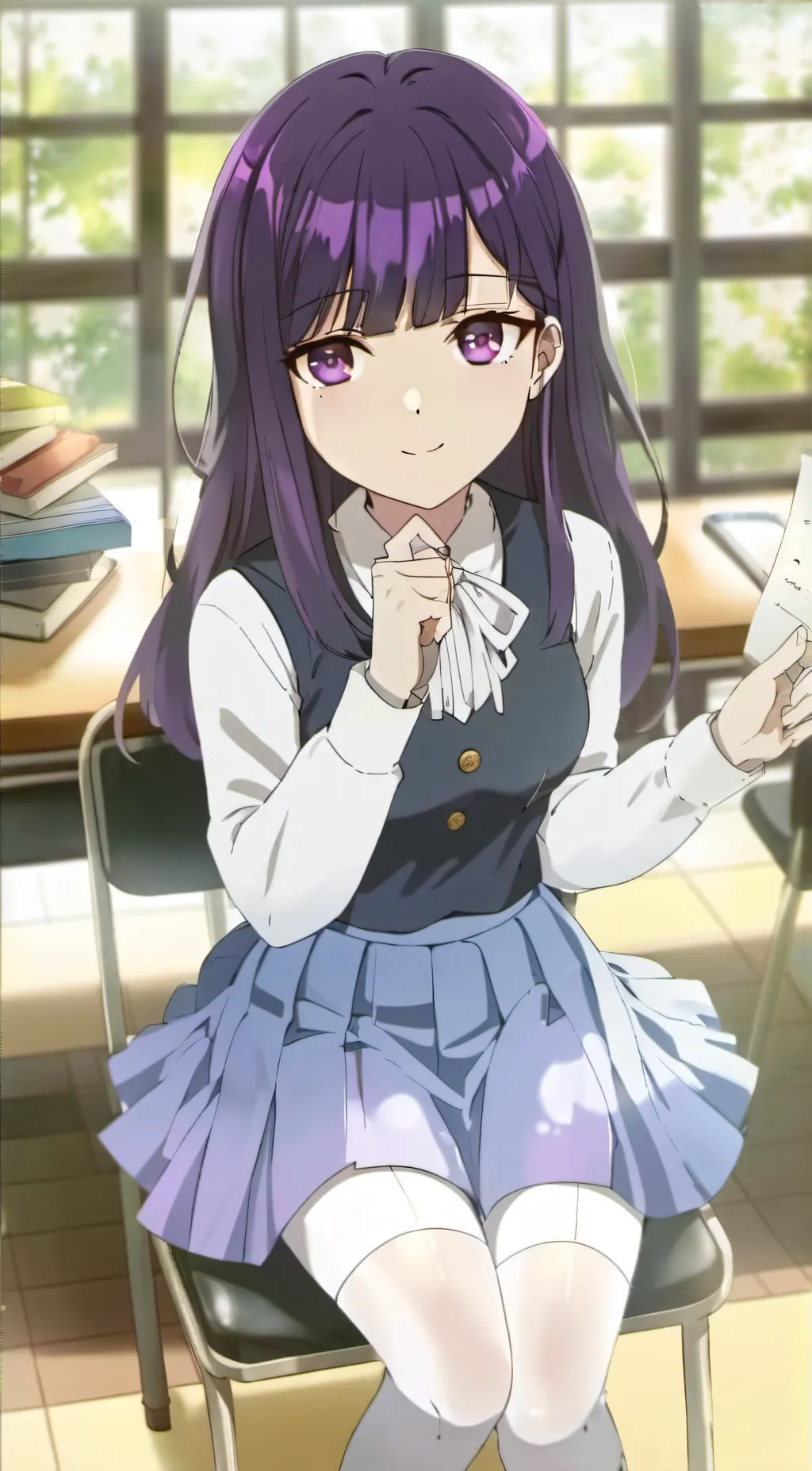ai character: Shoko Komi (KCC) background