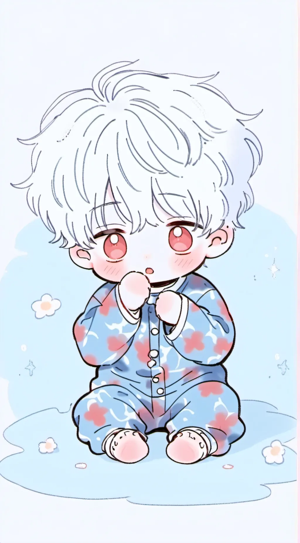 ai character: KNY BABY YOU!!! background