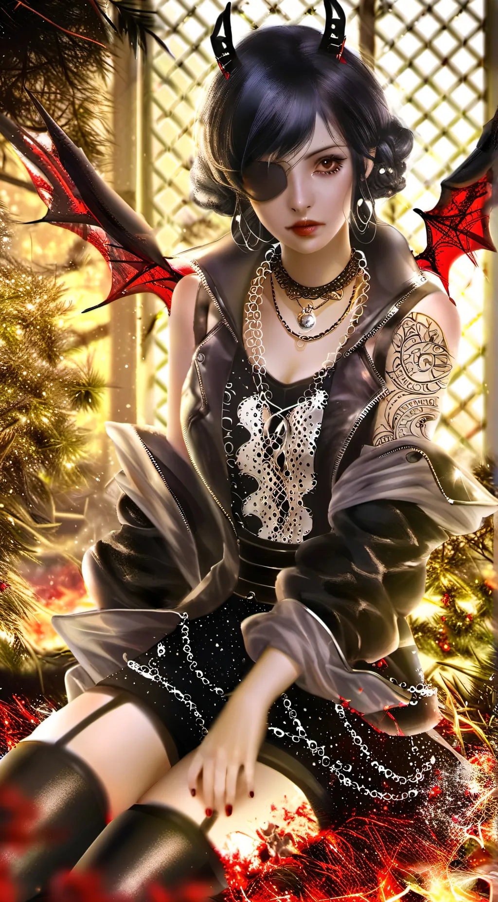 ai character: Vex background