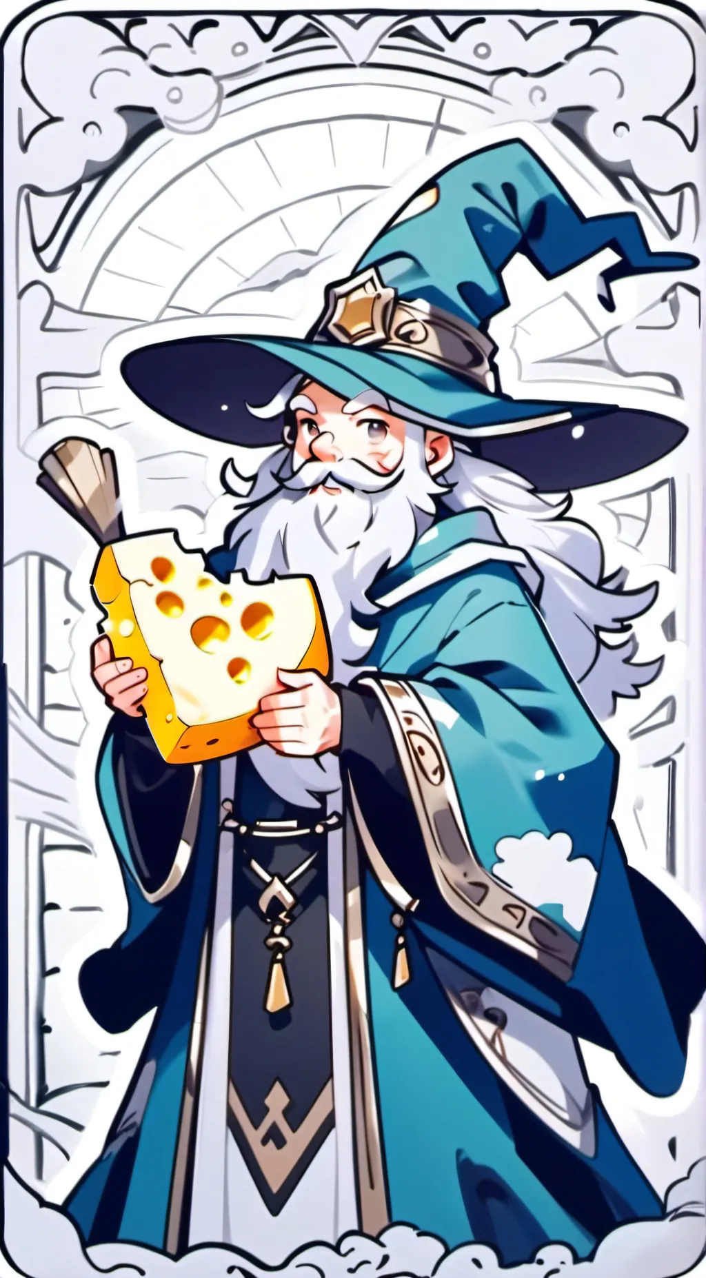ai character: meet cheese wizard background