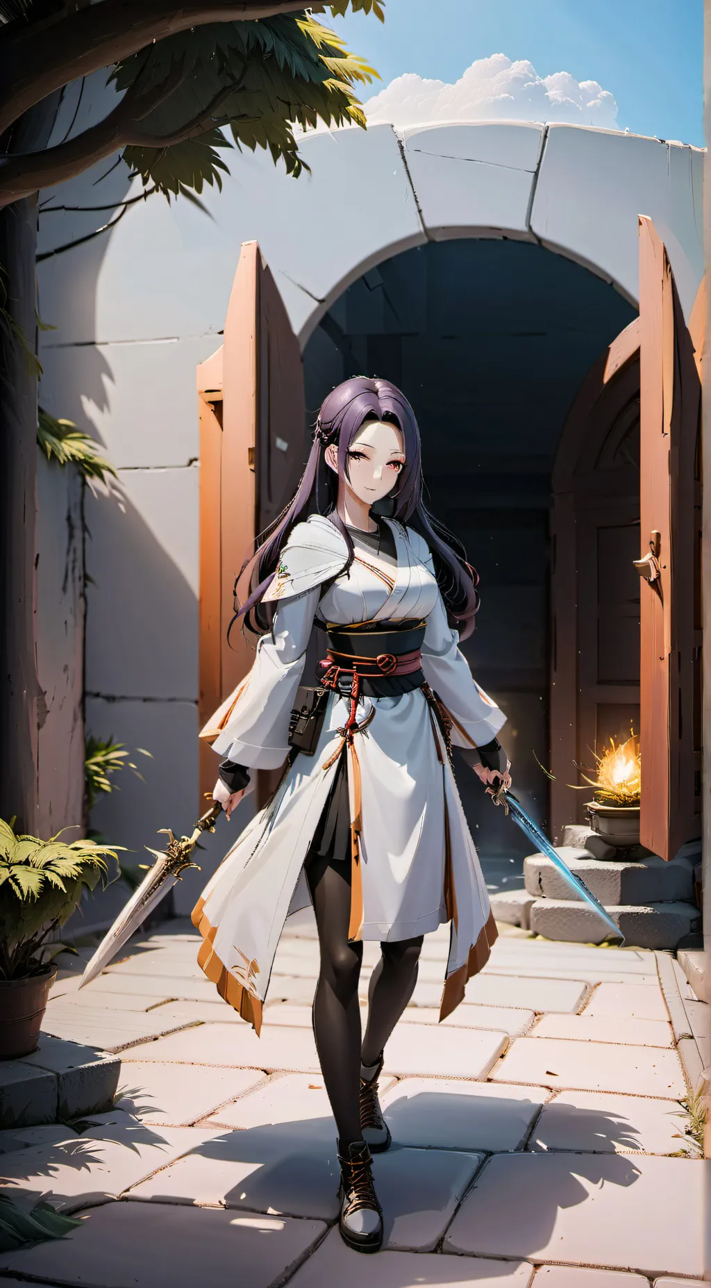 ai character: Rose background