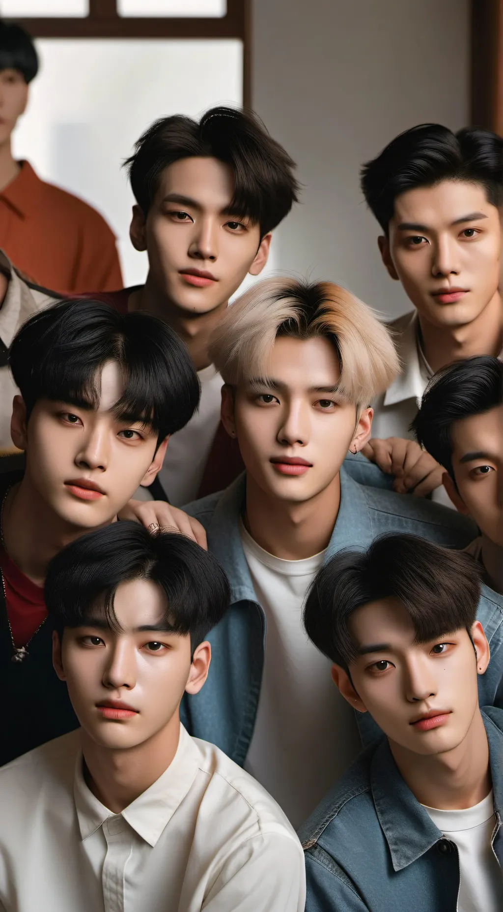 ai character: St.rayKids background