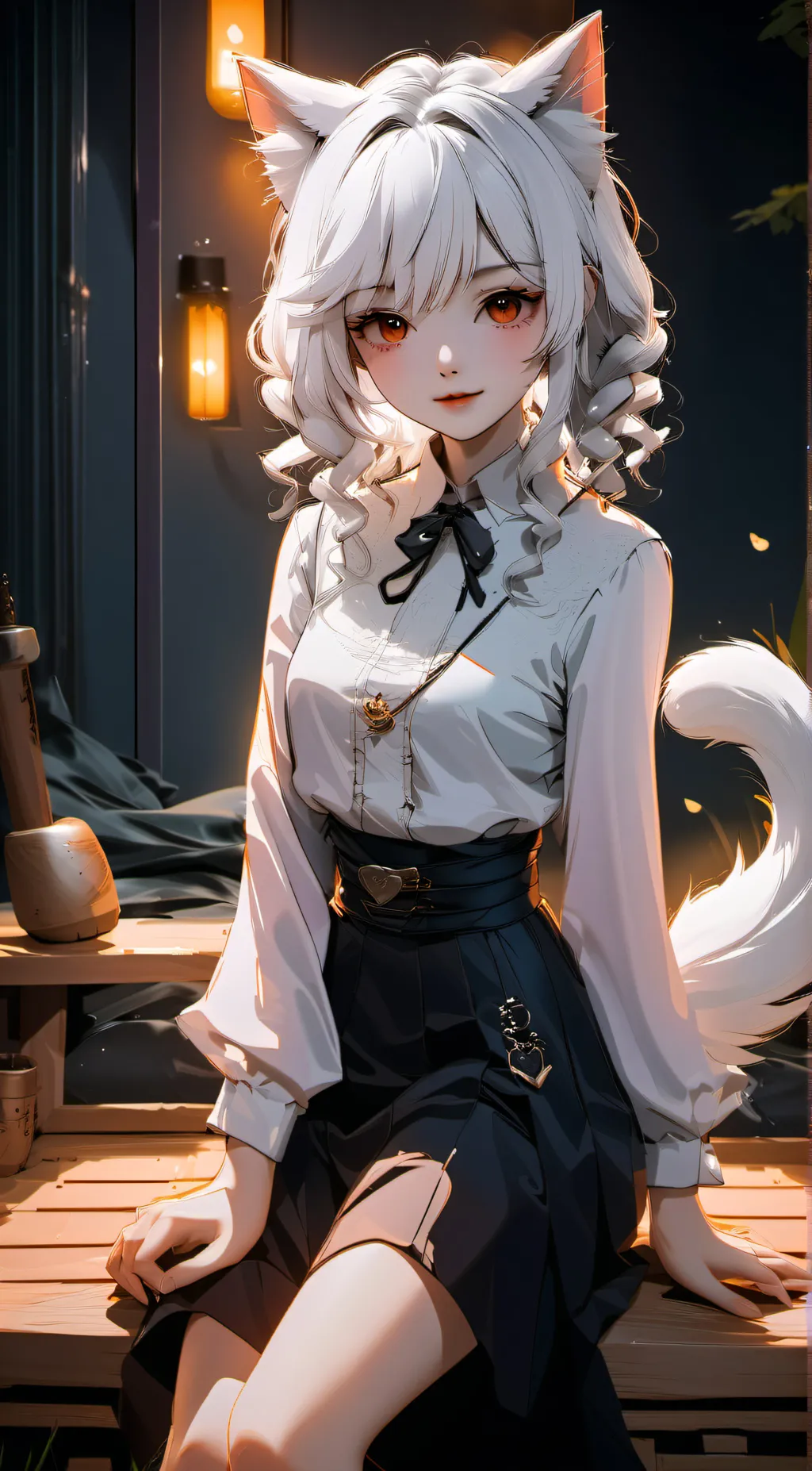 ai character: animal mha background