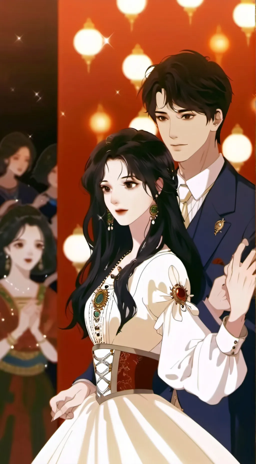 ai character: Mom  and dad  background